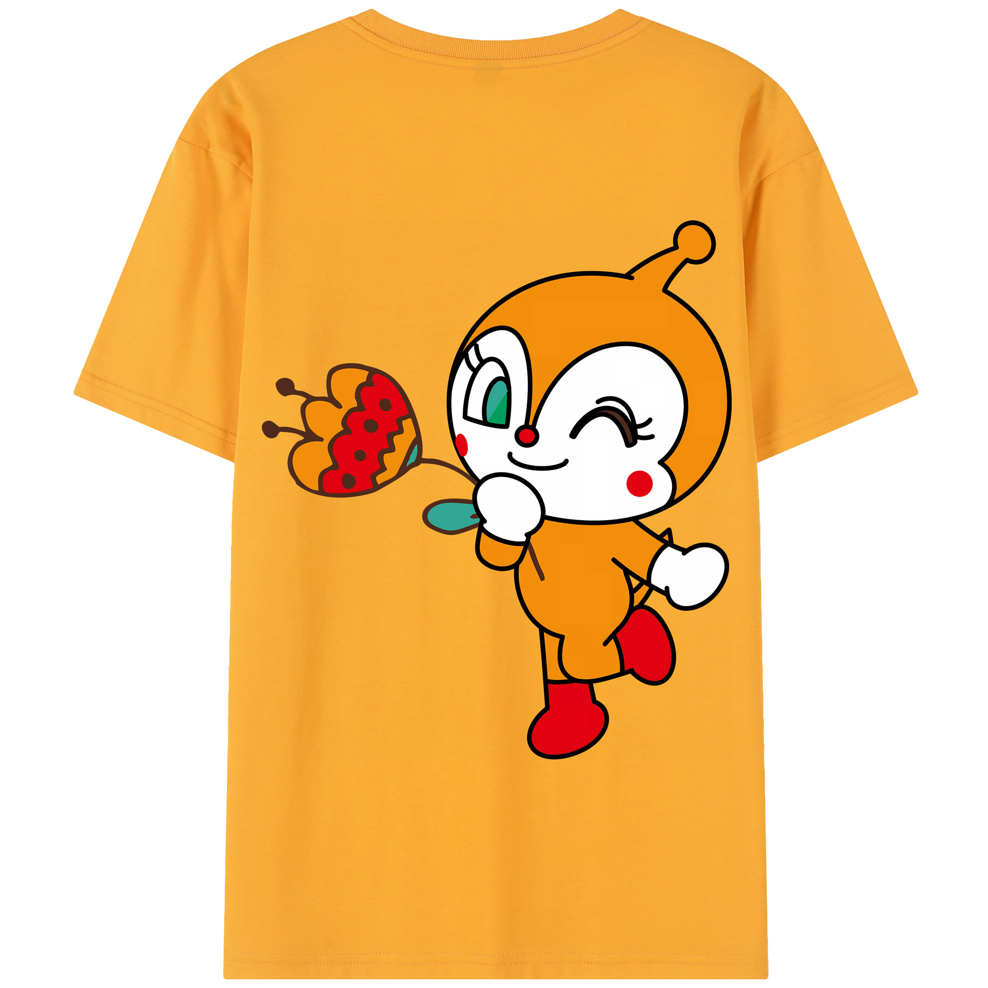 アンパンマン Anpanman 綿100％半袖Tシャツ（背面プリント）