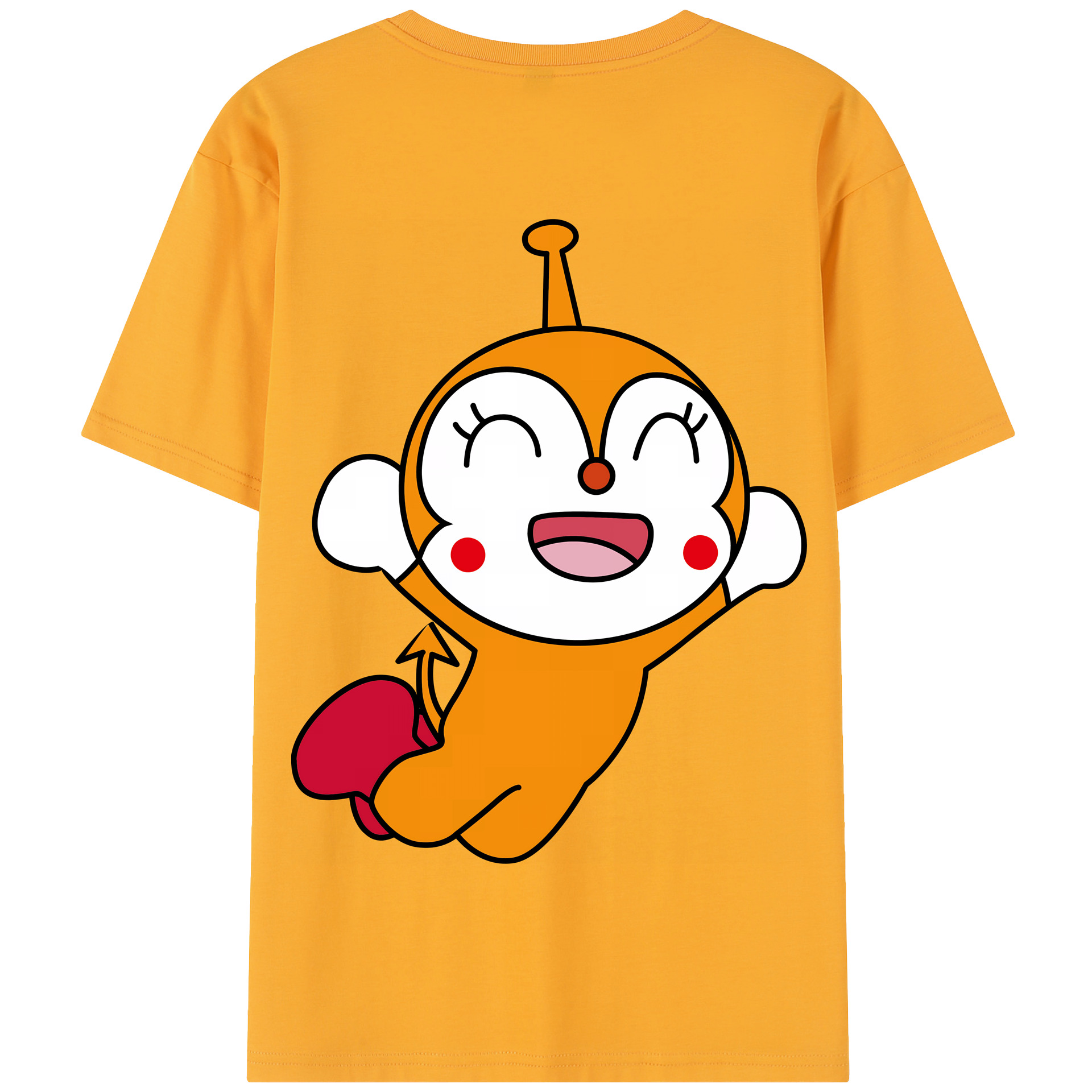 （画像用） アンパンマン Anpanman 綿100％半袖Tシャツ（背面プリント）