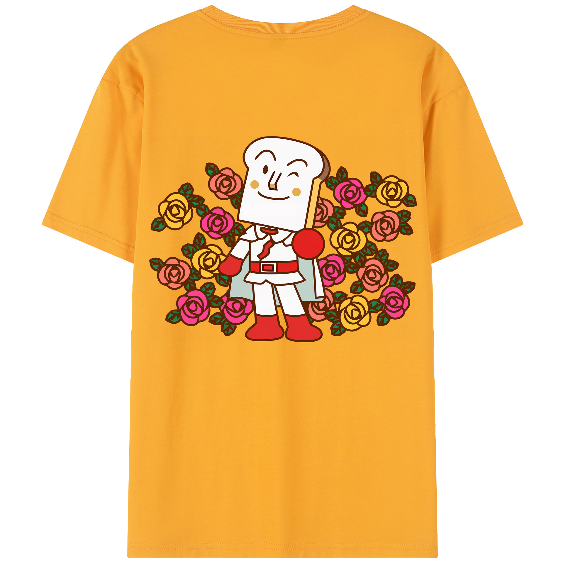 （画像用） アンパンマン Anpanman 綿100％半袖Tシャツ（背面プリント）