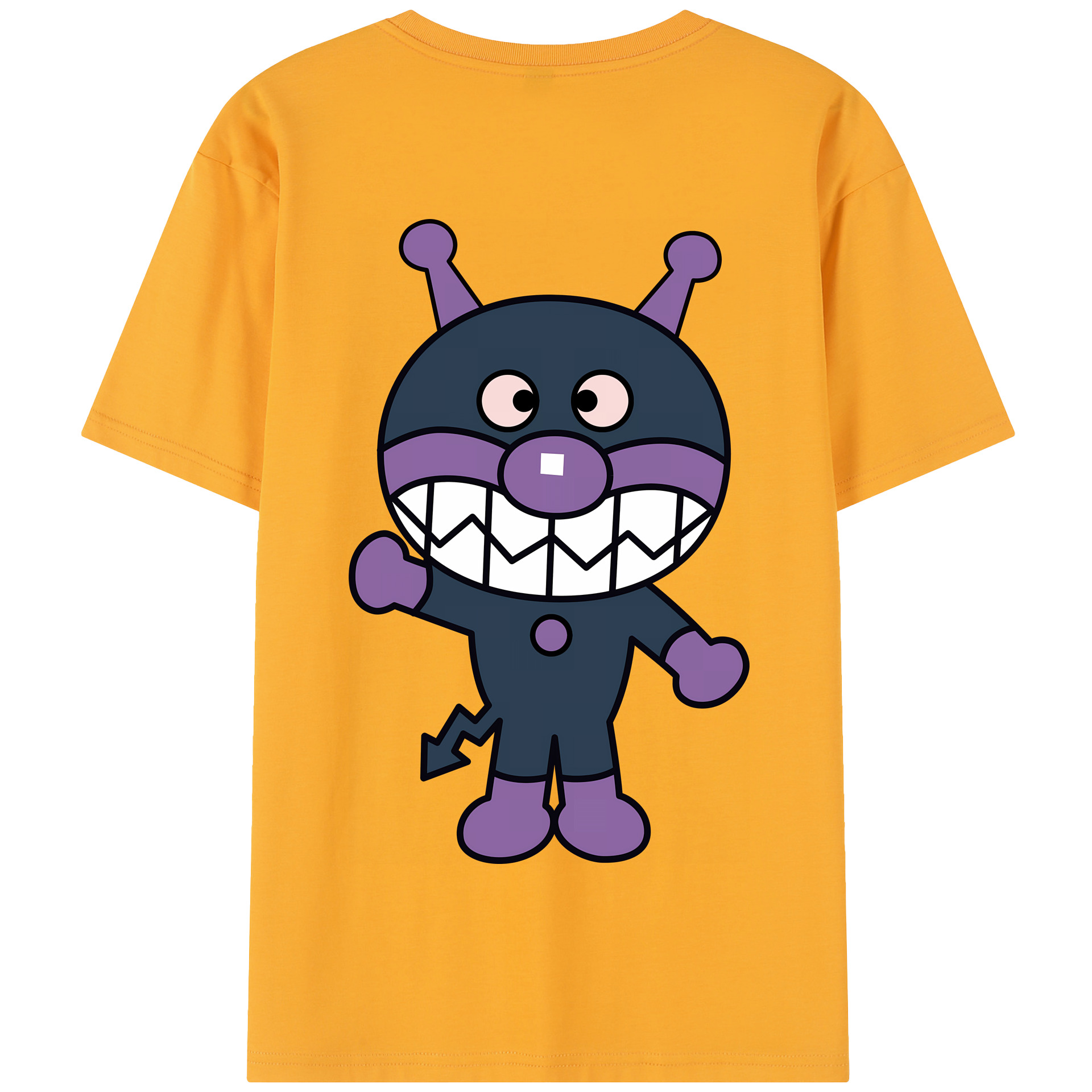 （画像用） アンパンマン Anpanman 綿100％半袖Tシャツ（背面プリント）