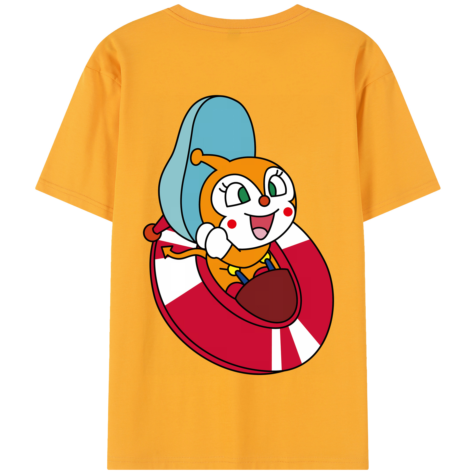 （画像用） アンパンマン Anpanman 綿100％半袖Tシャツ（背面プリント）