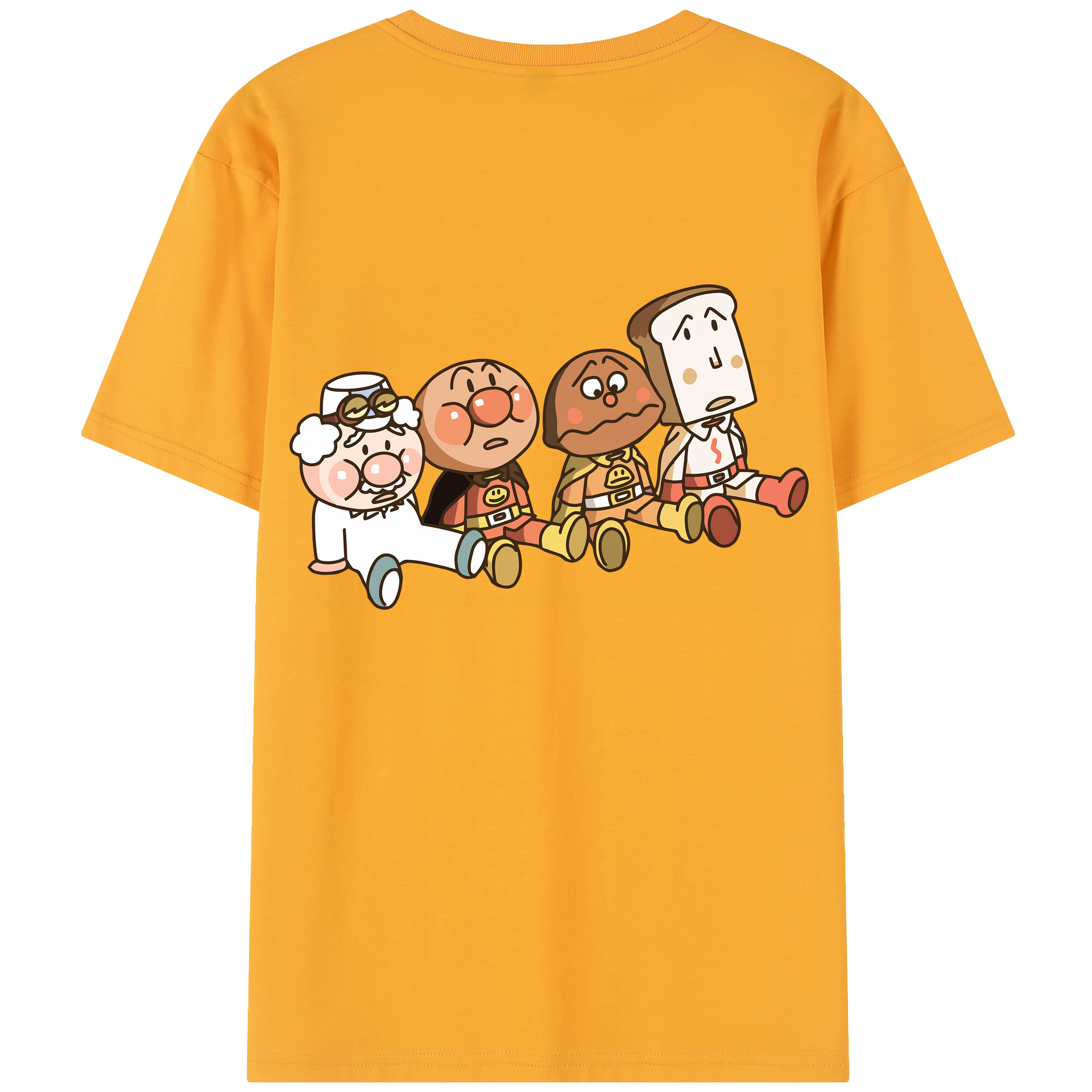 （画像用） アンパンマン Anpanman 綿100％半袖Tシャツ（背面プリント）