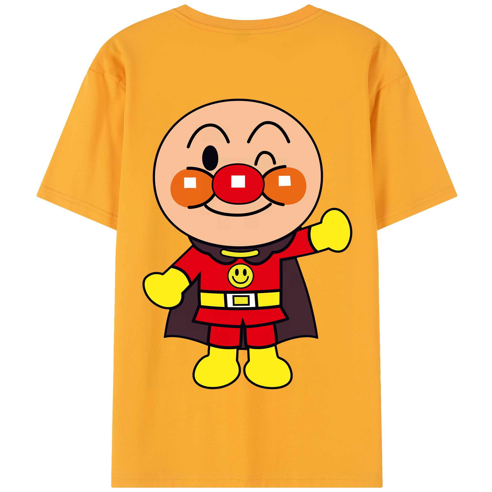 （画像用） アンパンマン Anpanman 綿100％半袖Tシャツ（背面プリント）