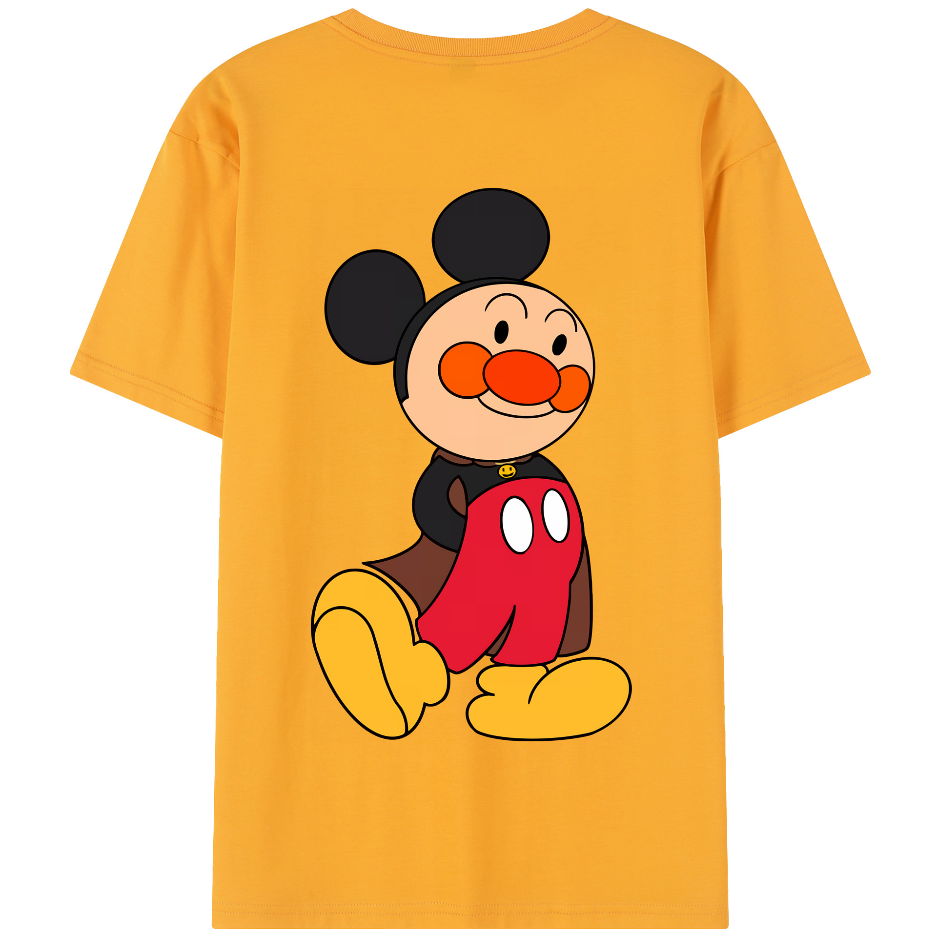 （画像用） アンパンマン Anpanman 綿100％半袖Tシャツ（背面プリント）