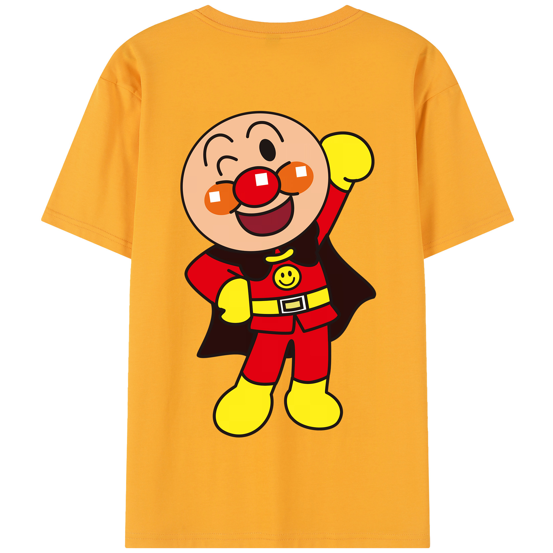 （画像用） アンパンマン Anpanman 綿100％半袖Tシャツ（背面プリント）