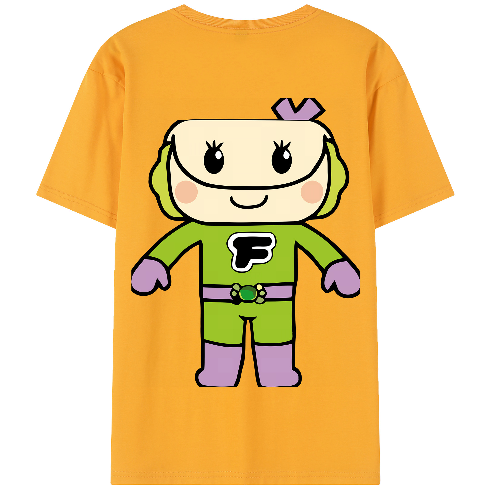 （画像用） アンパンマン Anpanman 綿100％半袖Tシャツ（背面プリント）