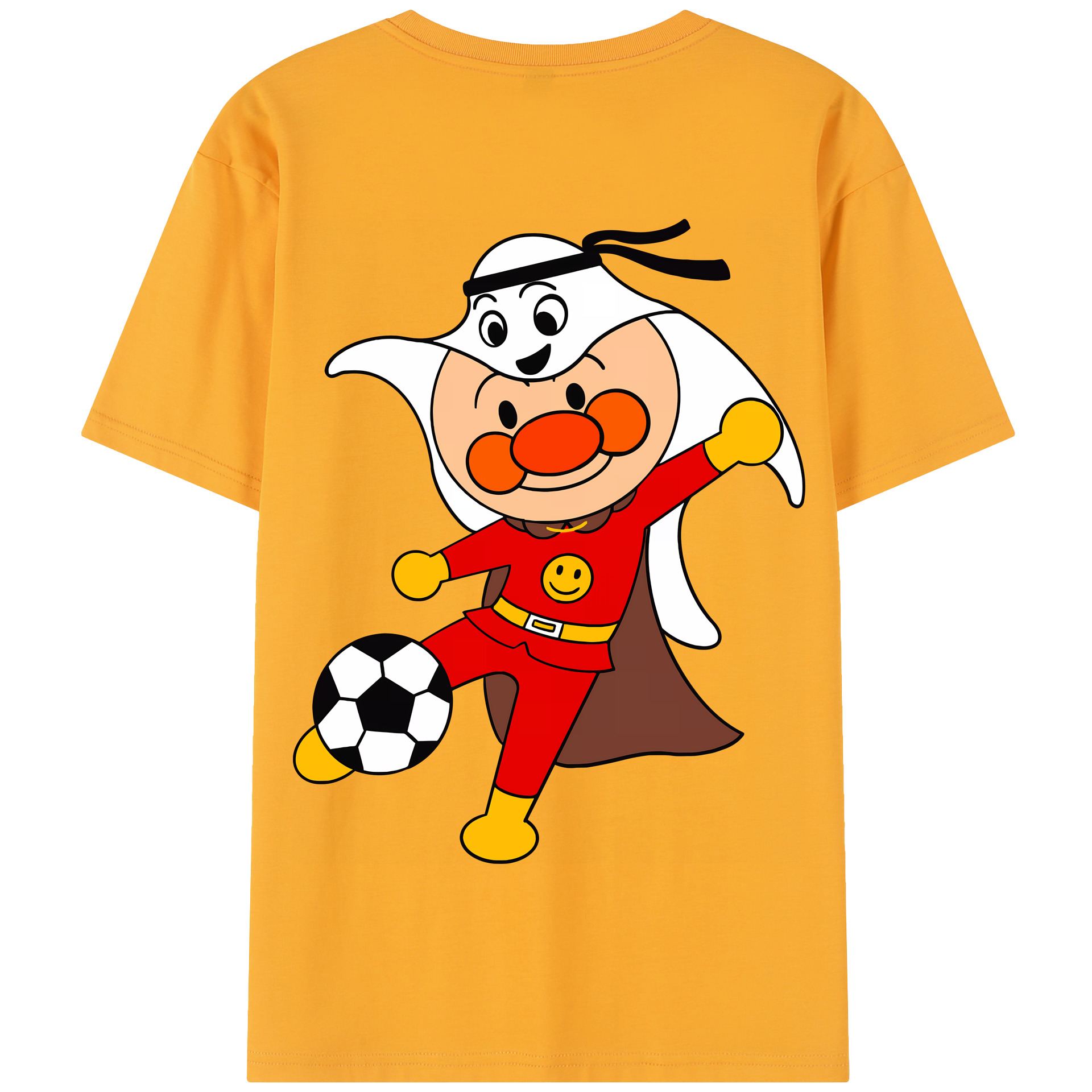 （画像用） アンパンマン Anpanman 綿100％半袖Tシャツ（背面プリント）