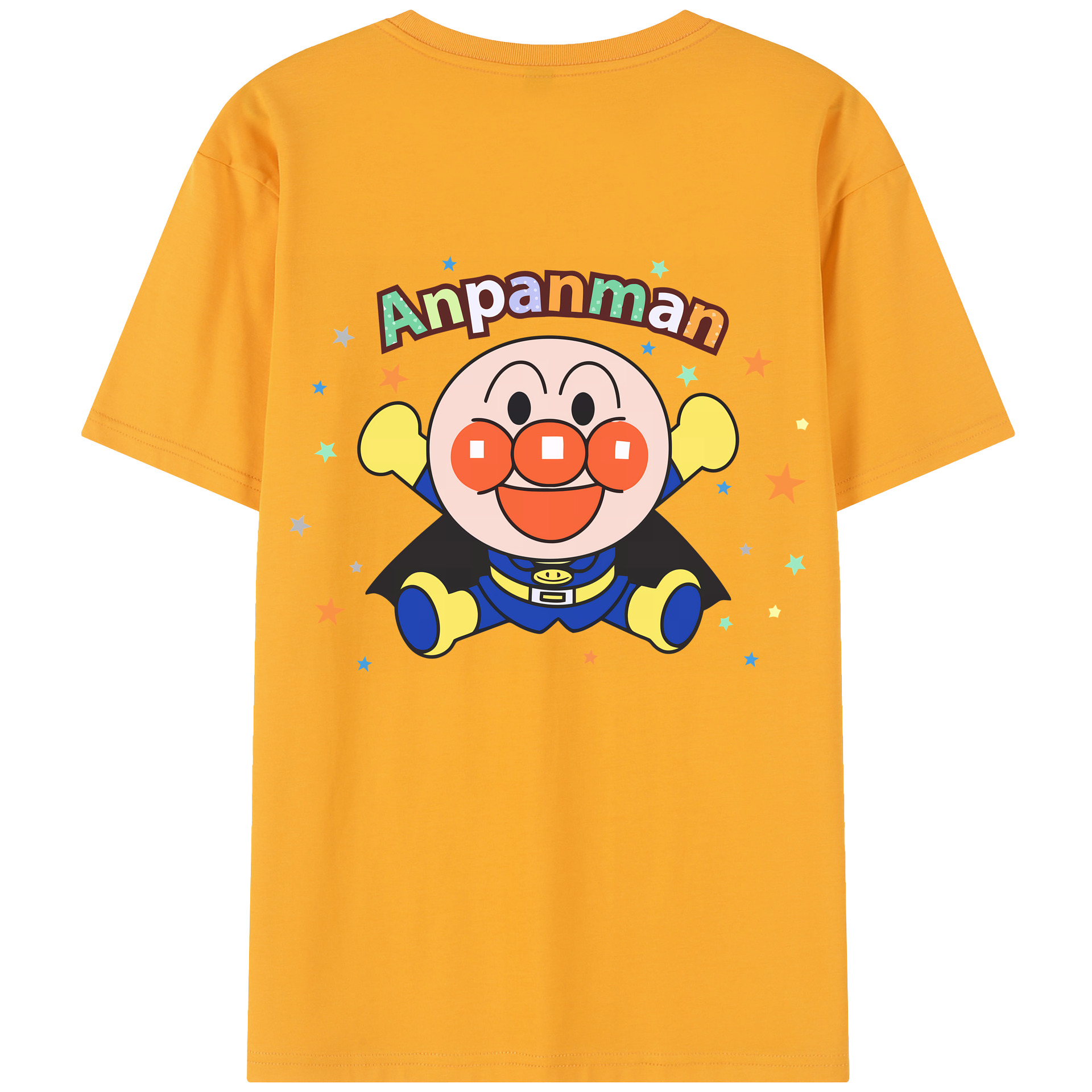 （画像用） アンパンマン Anpanman 綿100％半袖Tシャツ（背面プリント）