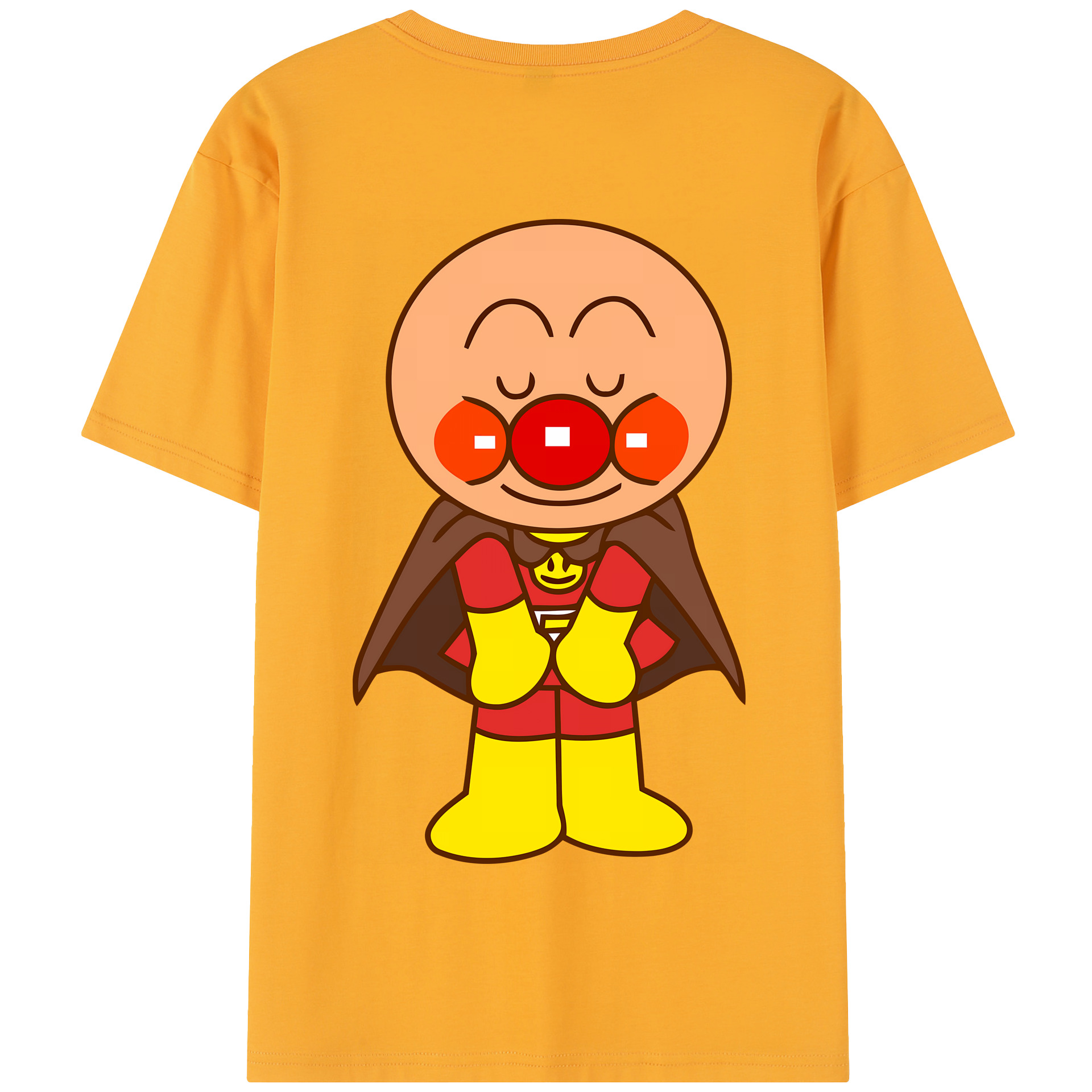 （画像用） アンパンマン Anpanman 綿100％半袖Tシャツ（背面プリント）