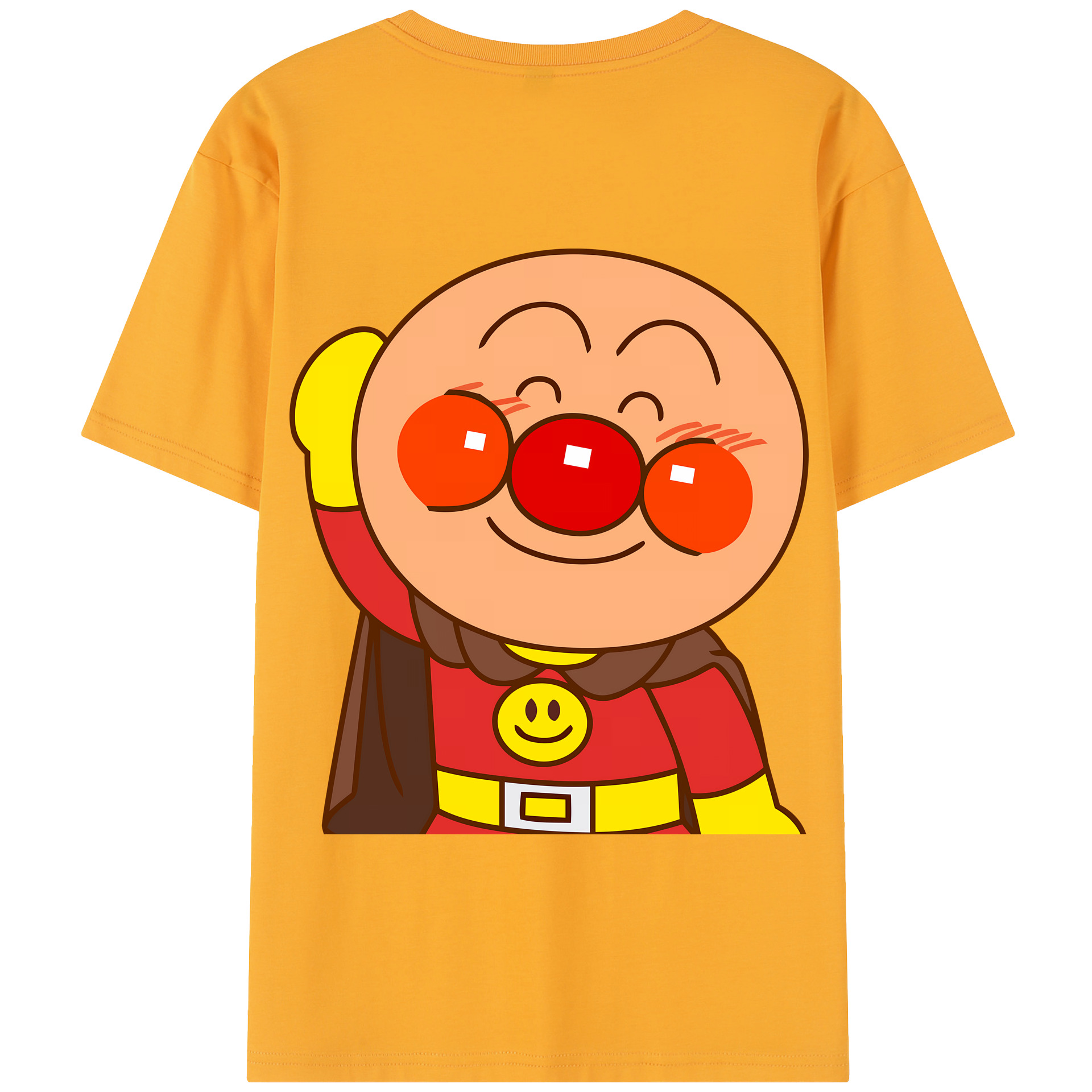 （画像用） アンパンマン Anpanman 綿100％半袖Tシャツ（背面プリント）