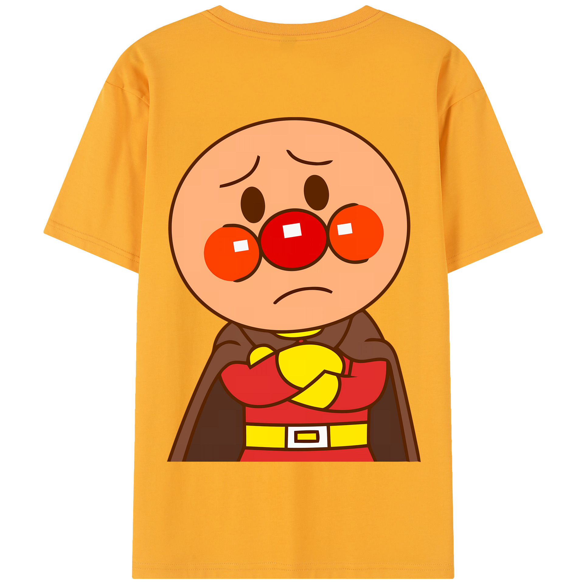 （画像用） アンパンマン Anpanman 綿100％半袖Tシャツ（背面プリント）