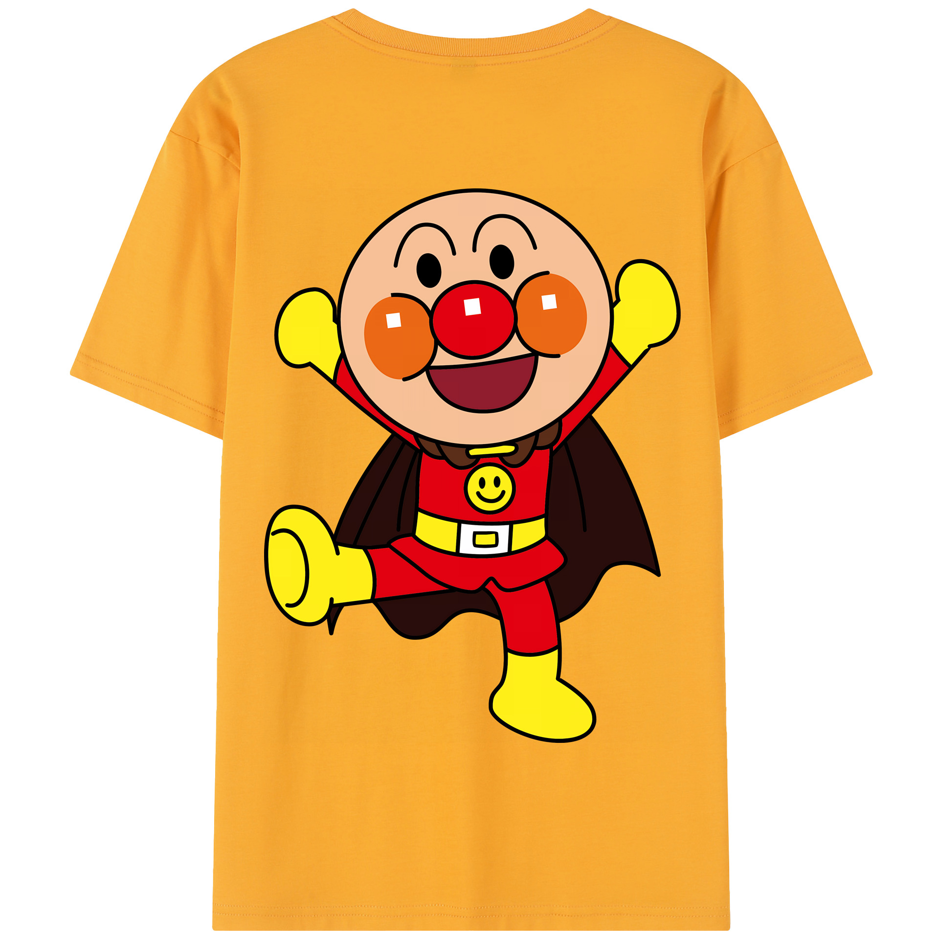 （画像用） アンパンマン Anpanman 綿100％半袖Tシャツ（背面プリント）