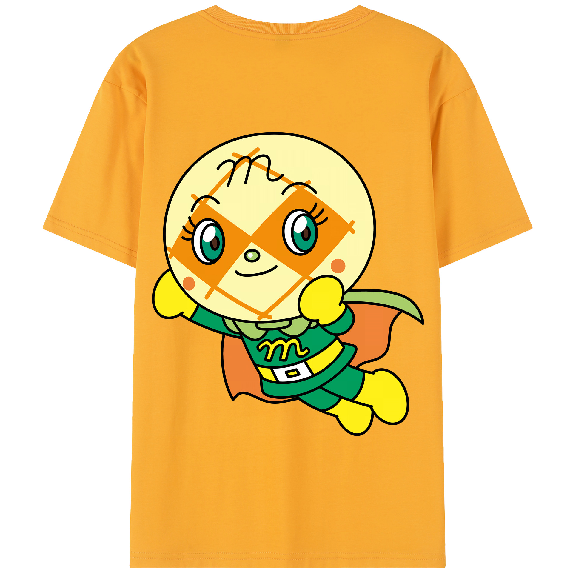 （画像用） アンパンマン Anpanman 綿100％半袖Tシャツ（背面プリント）