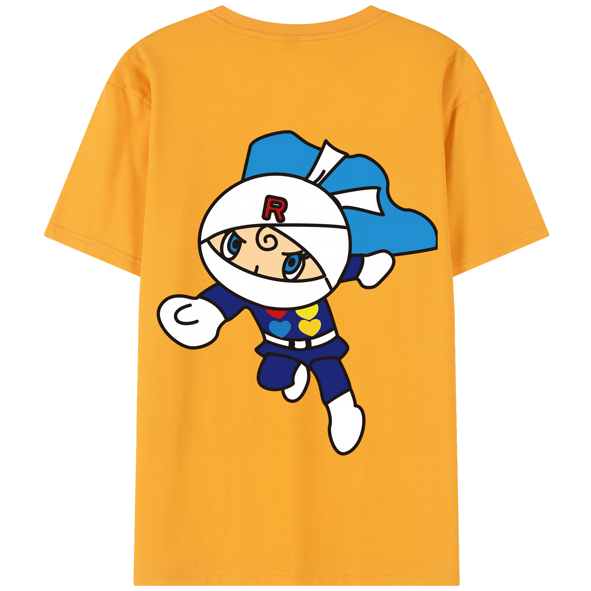 （画像用） アンパンマン Anpanman 綿100％半袖Tシャツ（背面プリント）
