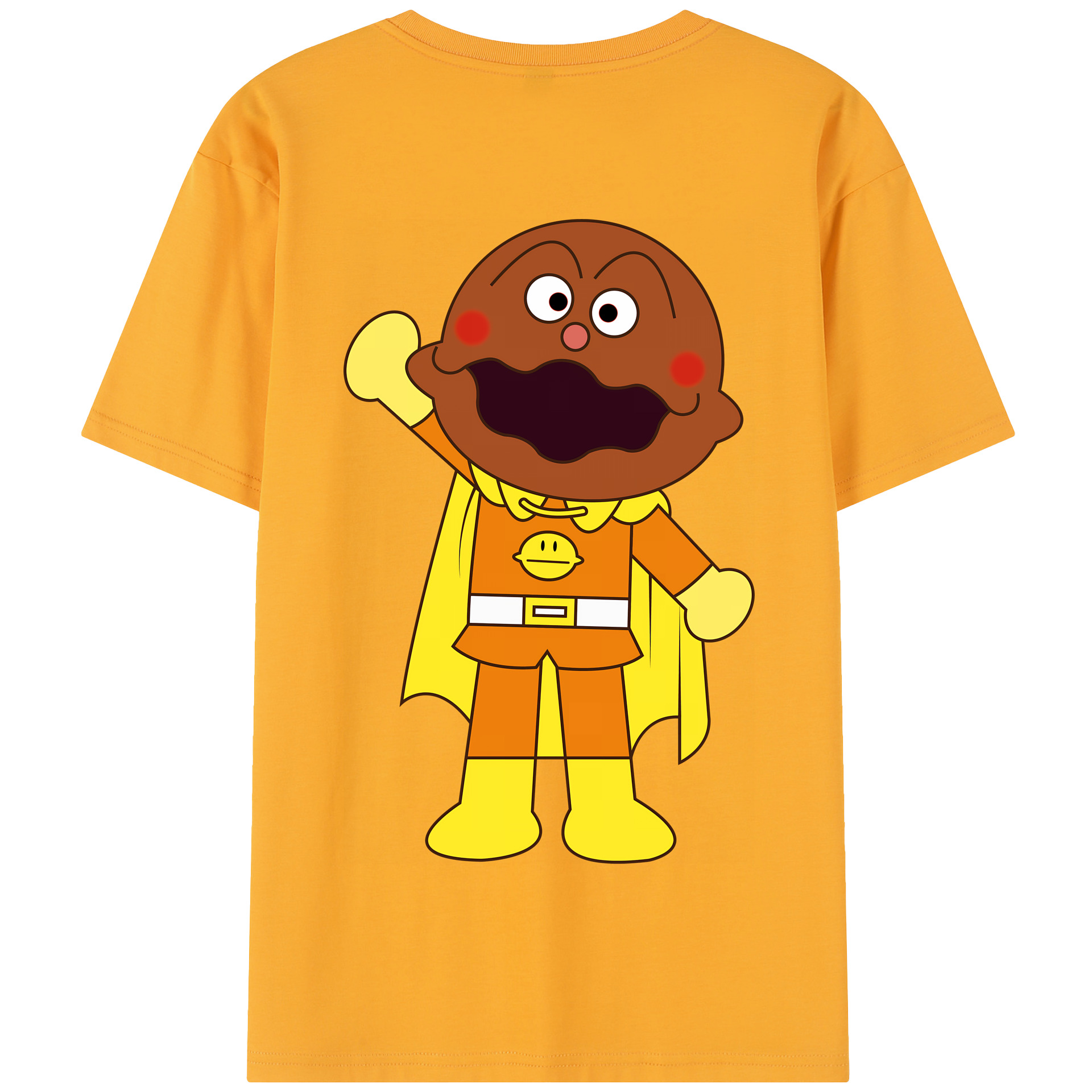 （画像用） アンパンマン Anpanman 綿100％半袖Tシャツ（背面プリント）