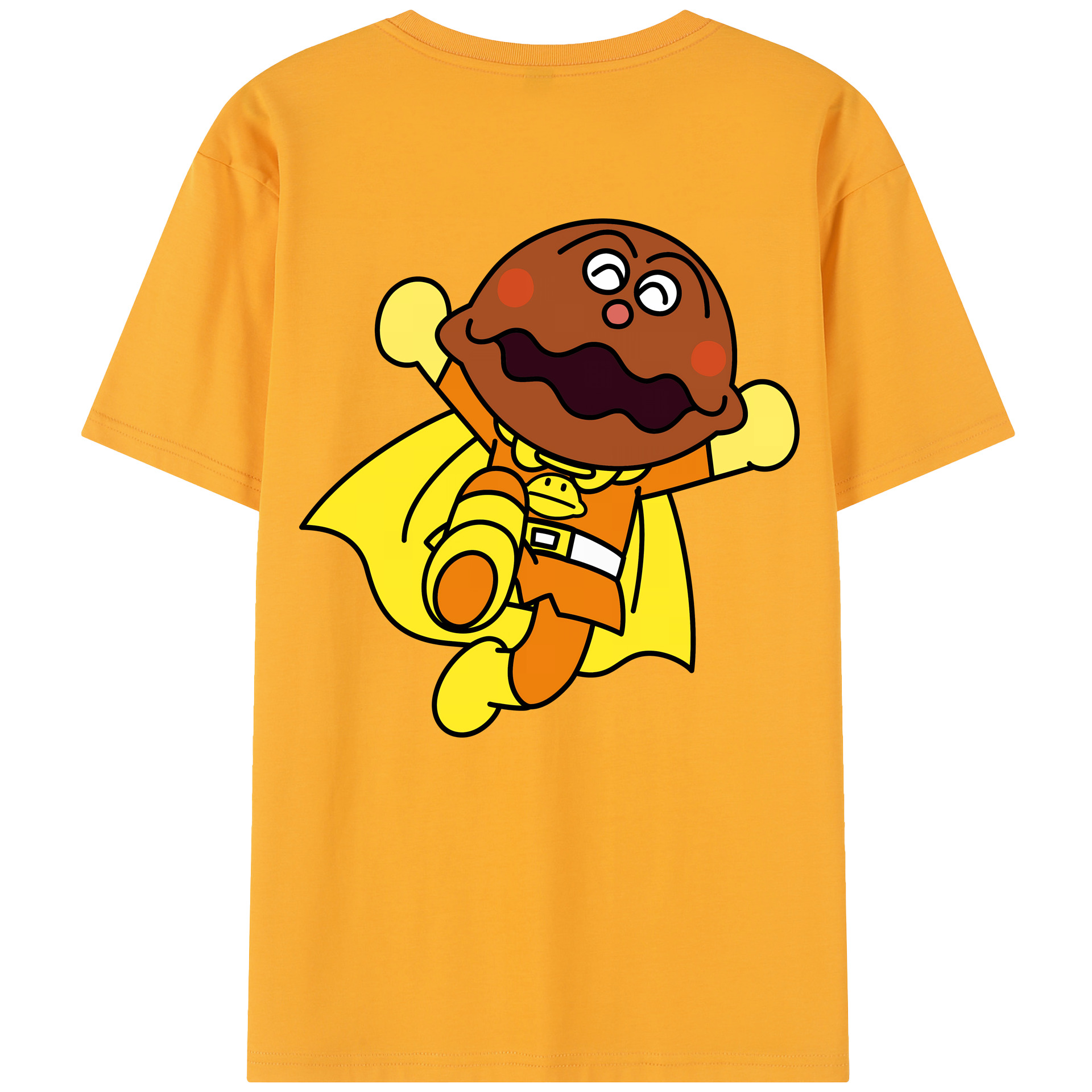 （画像用） アンパンマン Anpanman 綿100％半袖Tシャツ（背面プリント）