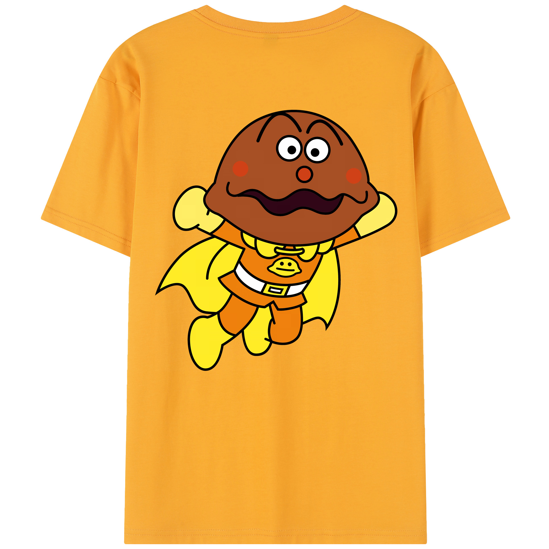 （画像用） アンパンマン Anpanman 綿100％半袖Tシャツ（背面プリント）