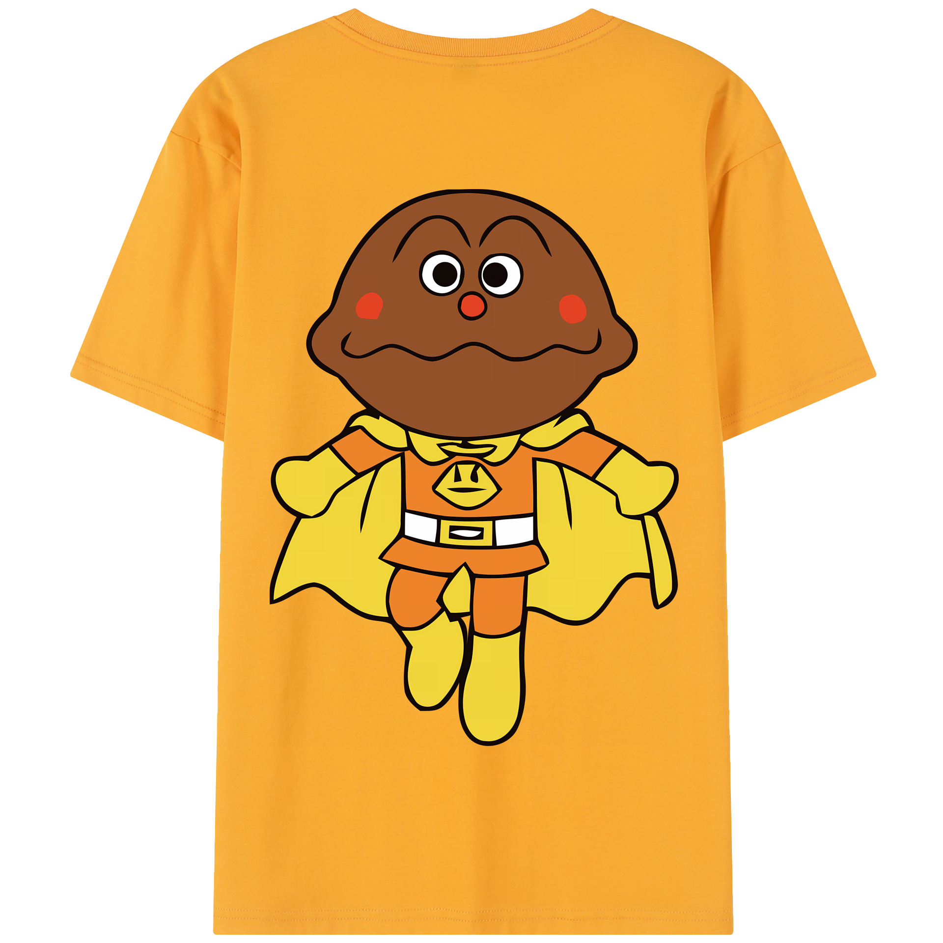 （画像用） アンパンマン Anpanman 綿100％半袖Tシャツ（背面プリント）