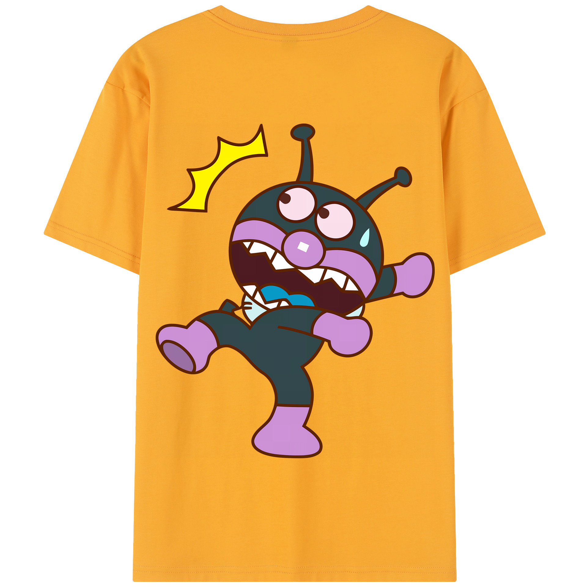 （画像用） アンパンマン Anpanman 綿100％半袖Tシャツ（背面プリント）