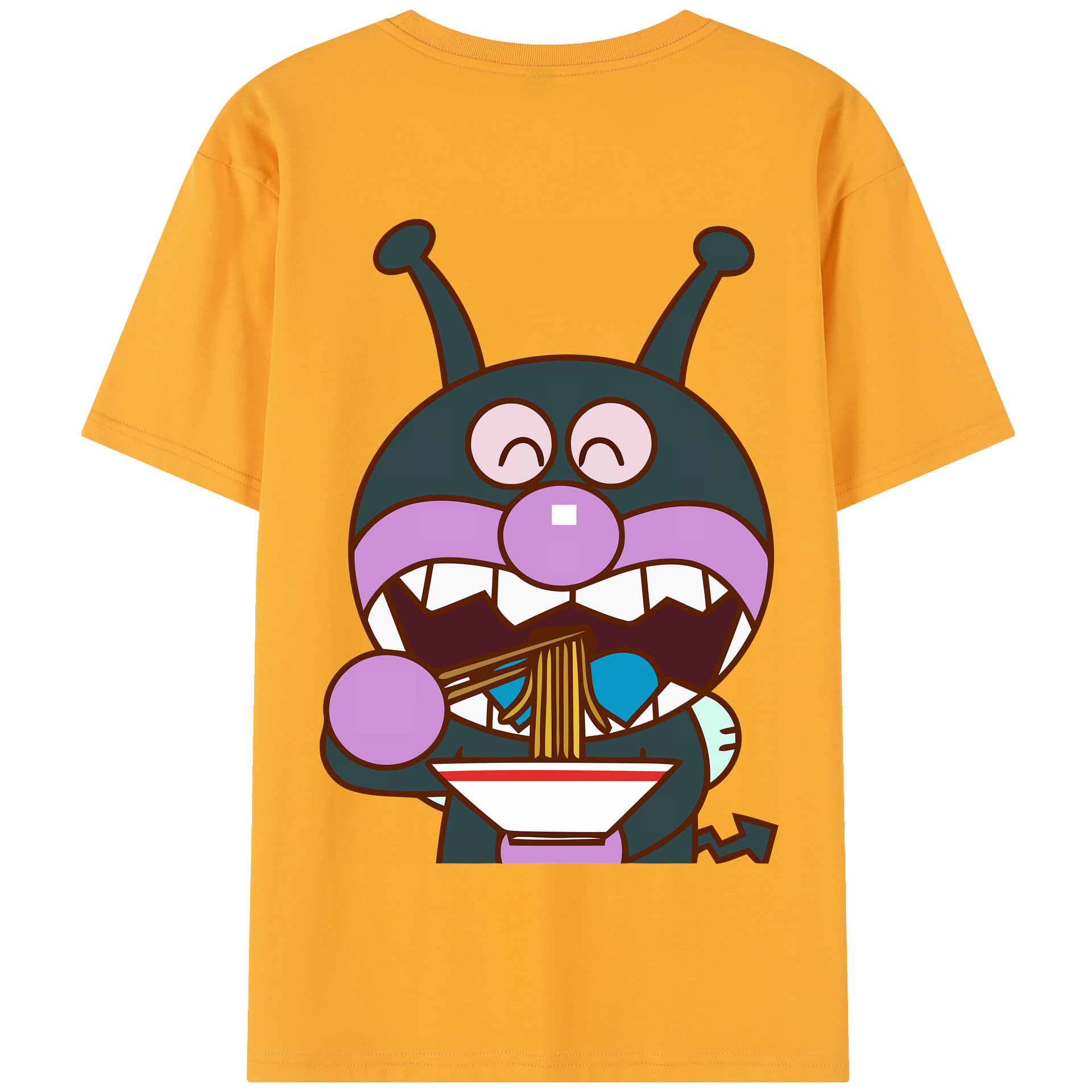 （画像用） アンパンマン Anpanman 綿100％半袖Tシャツ（背面プリント）