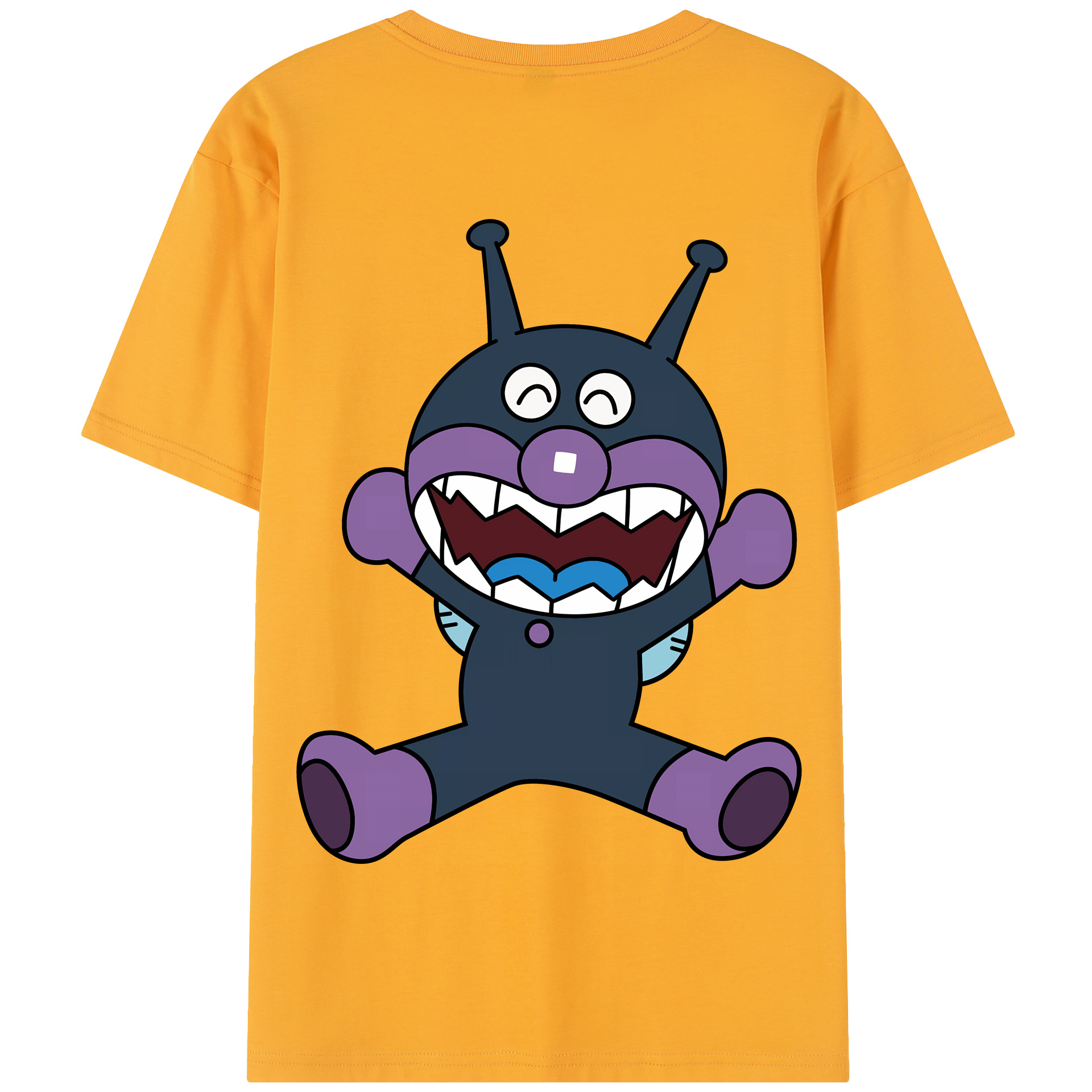 （画像用） アンパンマン Anpanman 綿100％半袖Tシャツ（背面プリント）