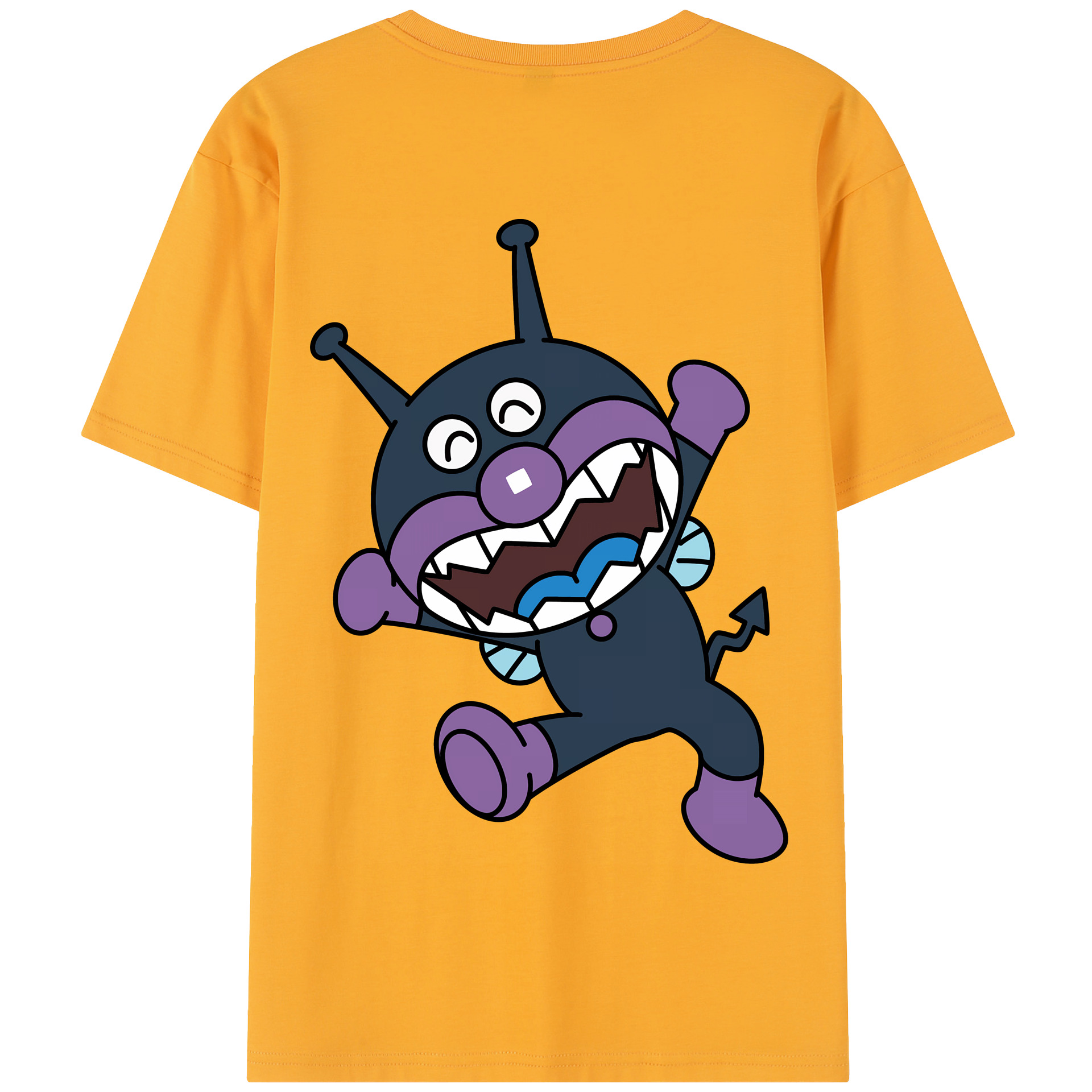 （画像用） アンパンマン Anpanman 綿100％半袖Tシャツ（背面プリント）