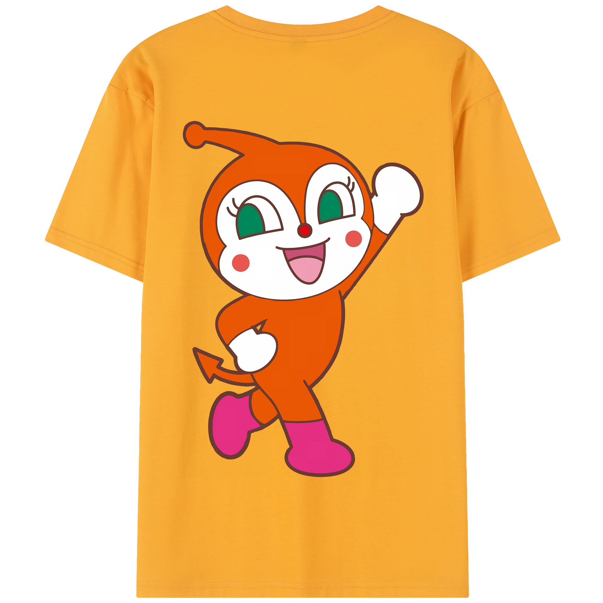 （画像用） アンパンマン Anpanman 綿100％半袖Tシャツ（背面プリント）