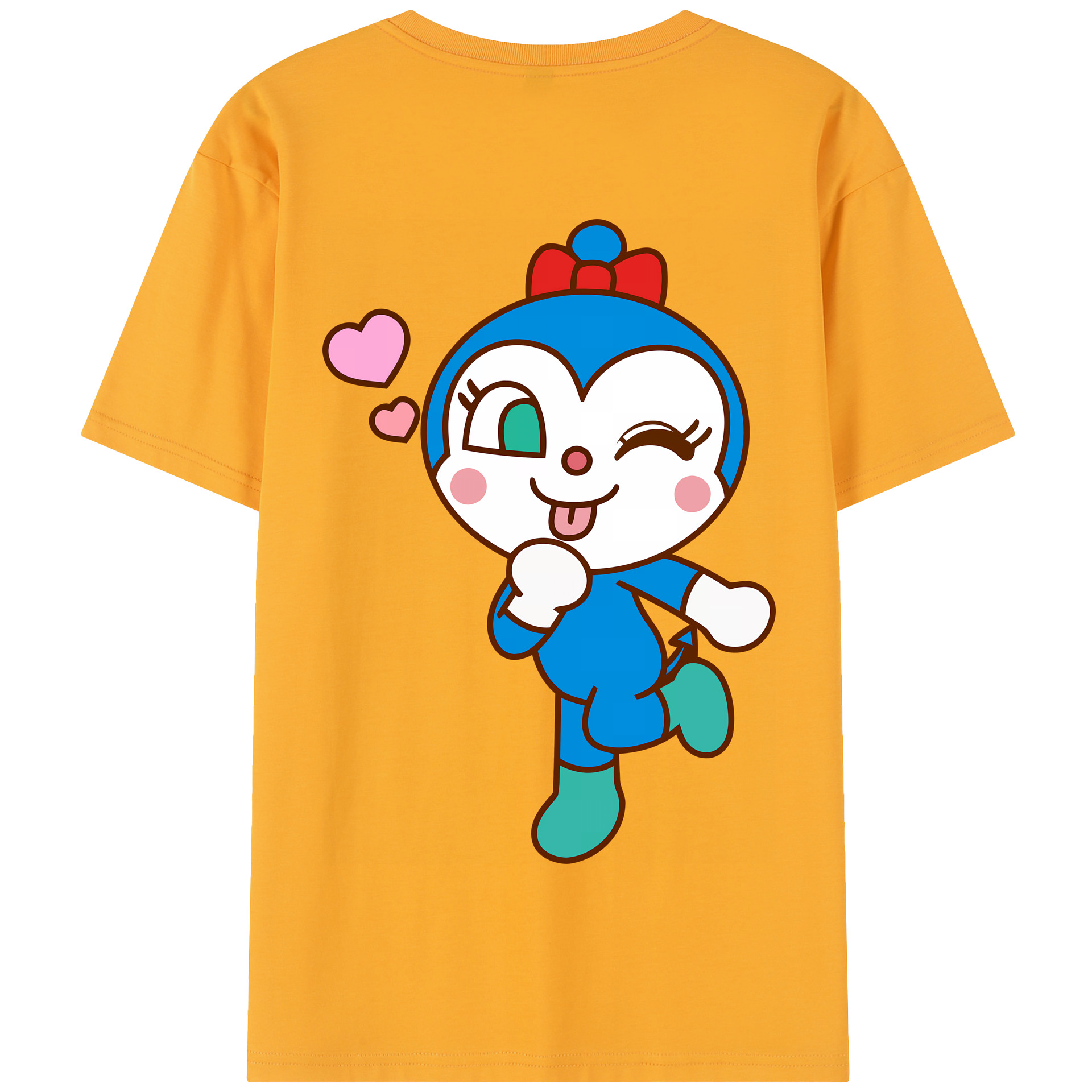 （画像用） アンパンマン Anpanman 綿100％半袖Tシャツ（背面プリント）