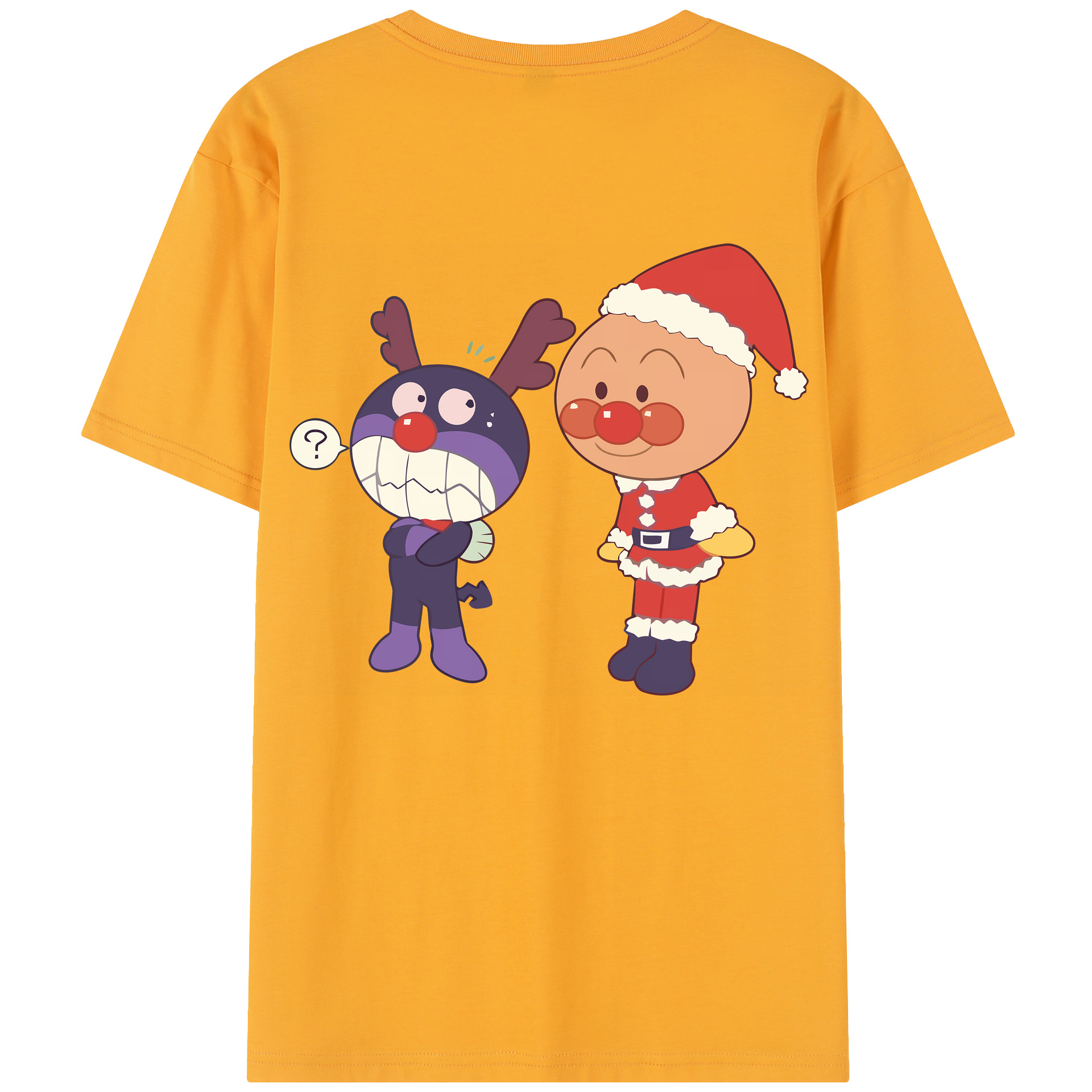 （画像用） アンパンマン Anpanman 綿100％半袖Tシャツ（背面プリント）