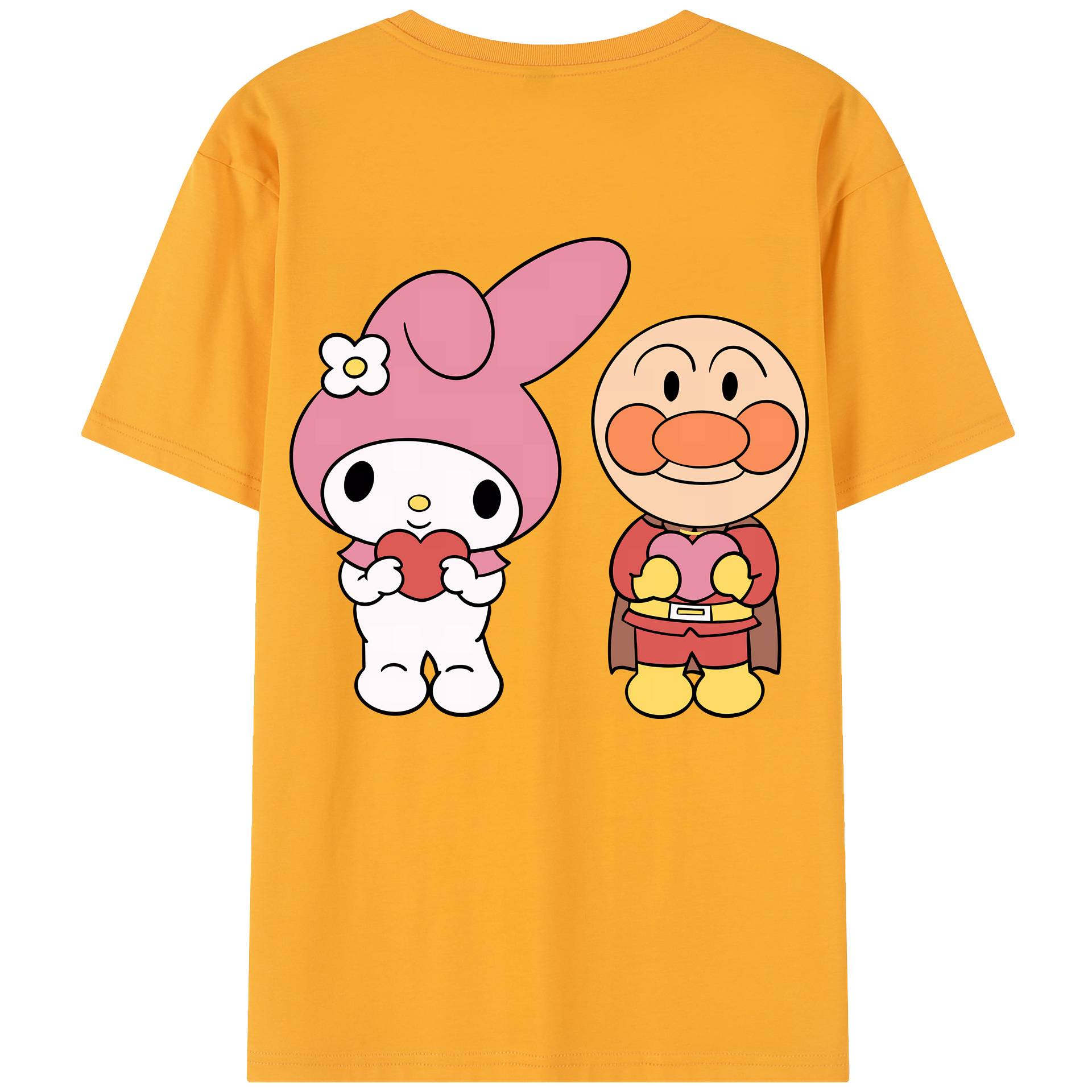 （画像用） アンパンマン Anpanman 綿100％半袖Tシャツ（背面プリント）