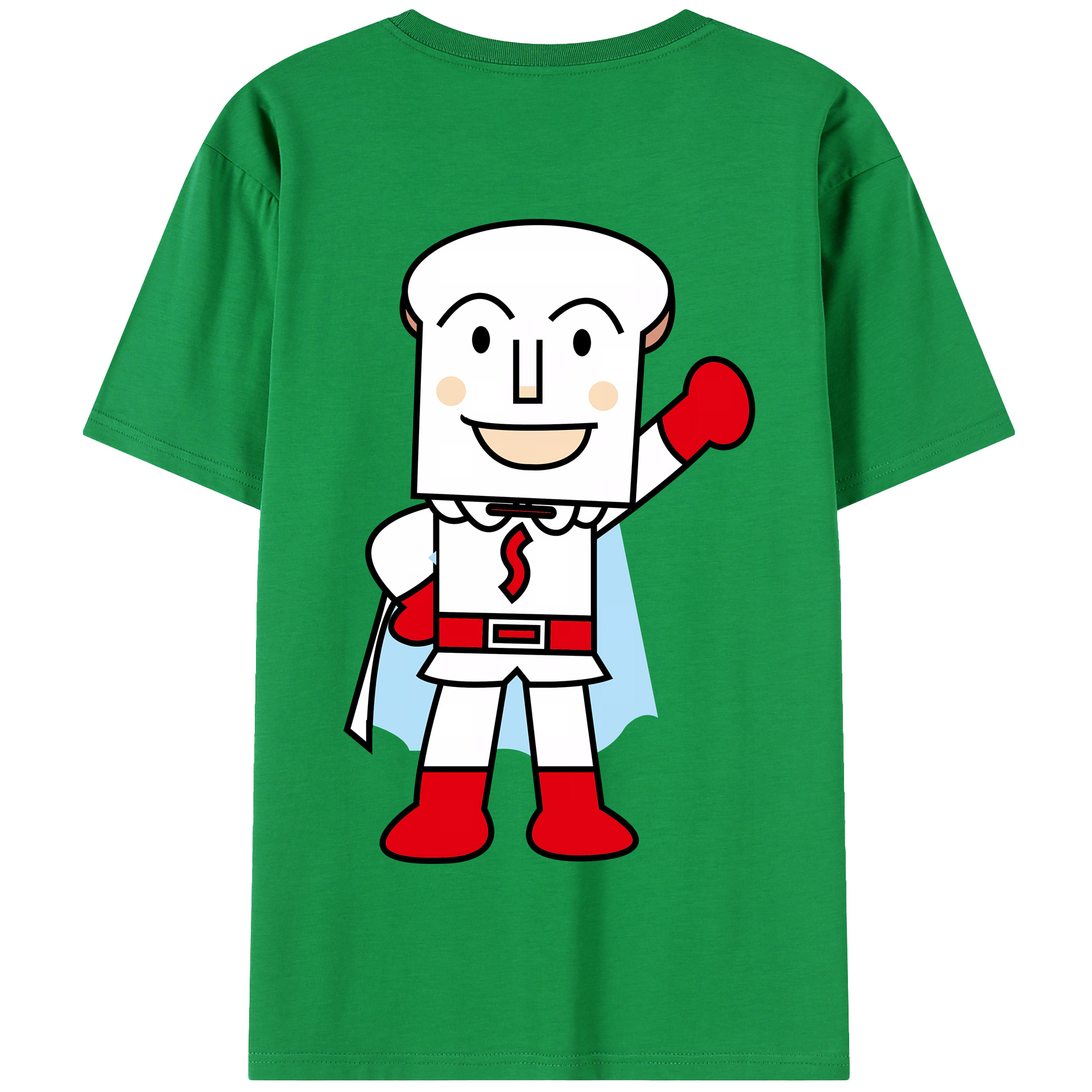 （画像用） アンパンマン Anpanman 綿100％半袖Tシャツ（背面プリント）