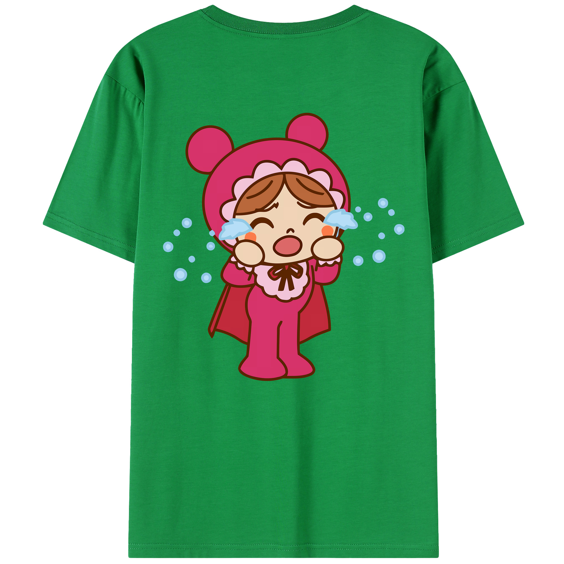 （画像用） アンパンマン Anpanman 綿100％半袖Tシャツ（背面プリント）