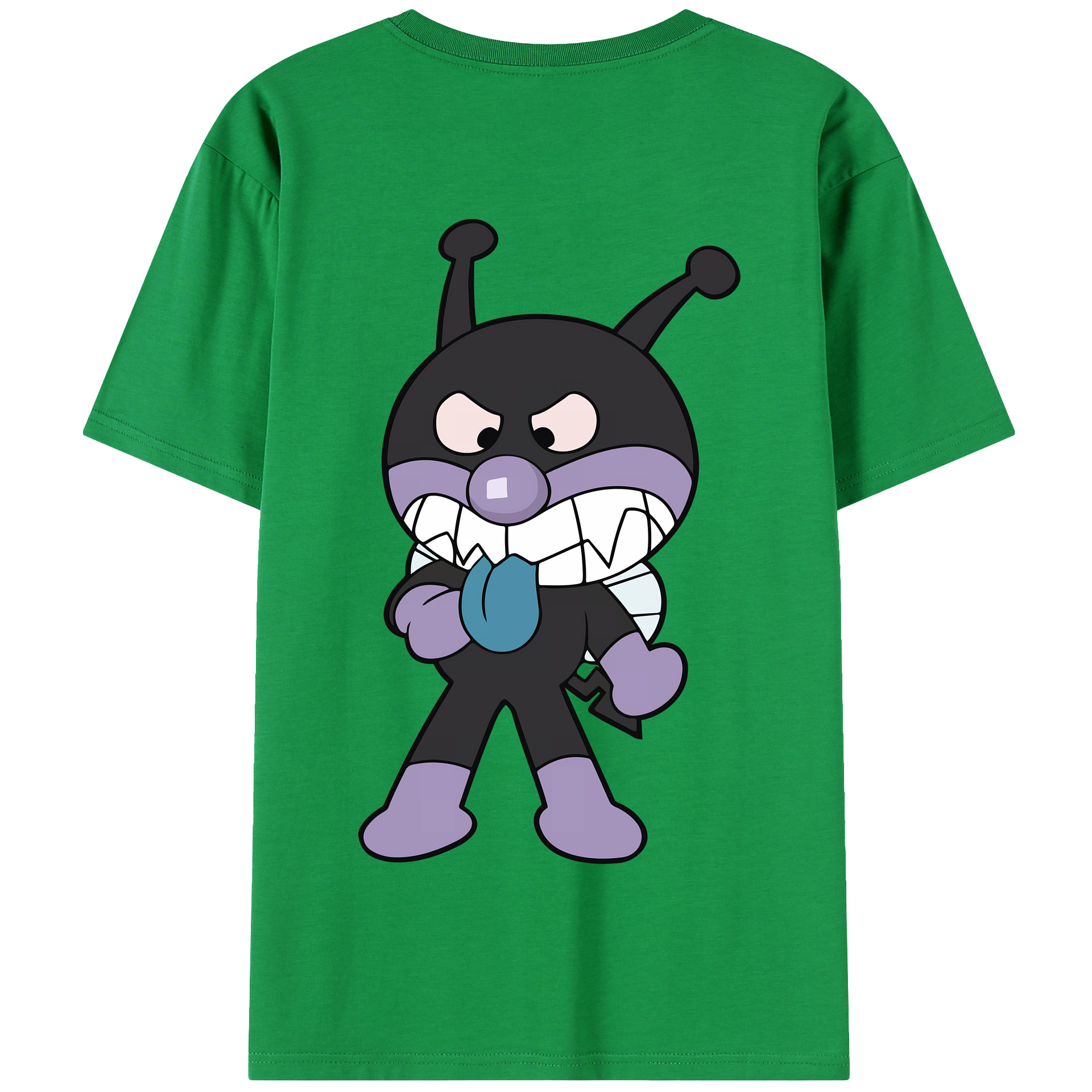 （画像用） アンパンマン Anpanman 綿100％半袖Tシャツ（背面プリント）