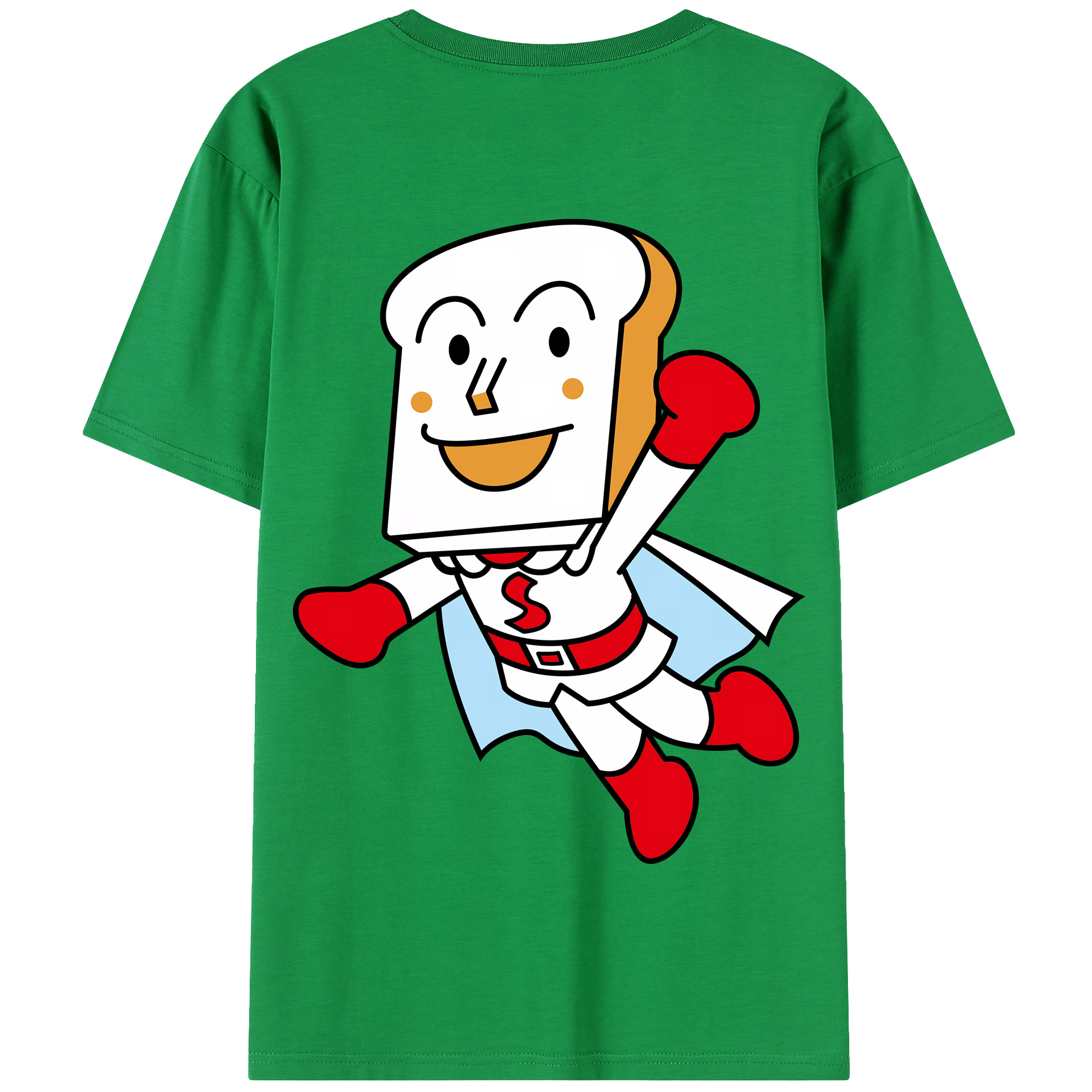 （画像用） アンパンマン Anpanman 綿100％半袖Tシャツ（背面プリント）