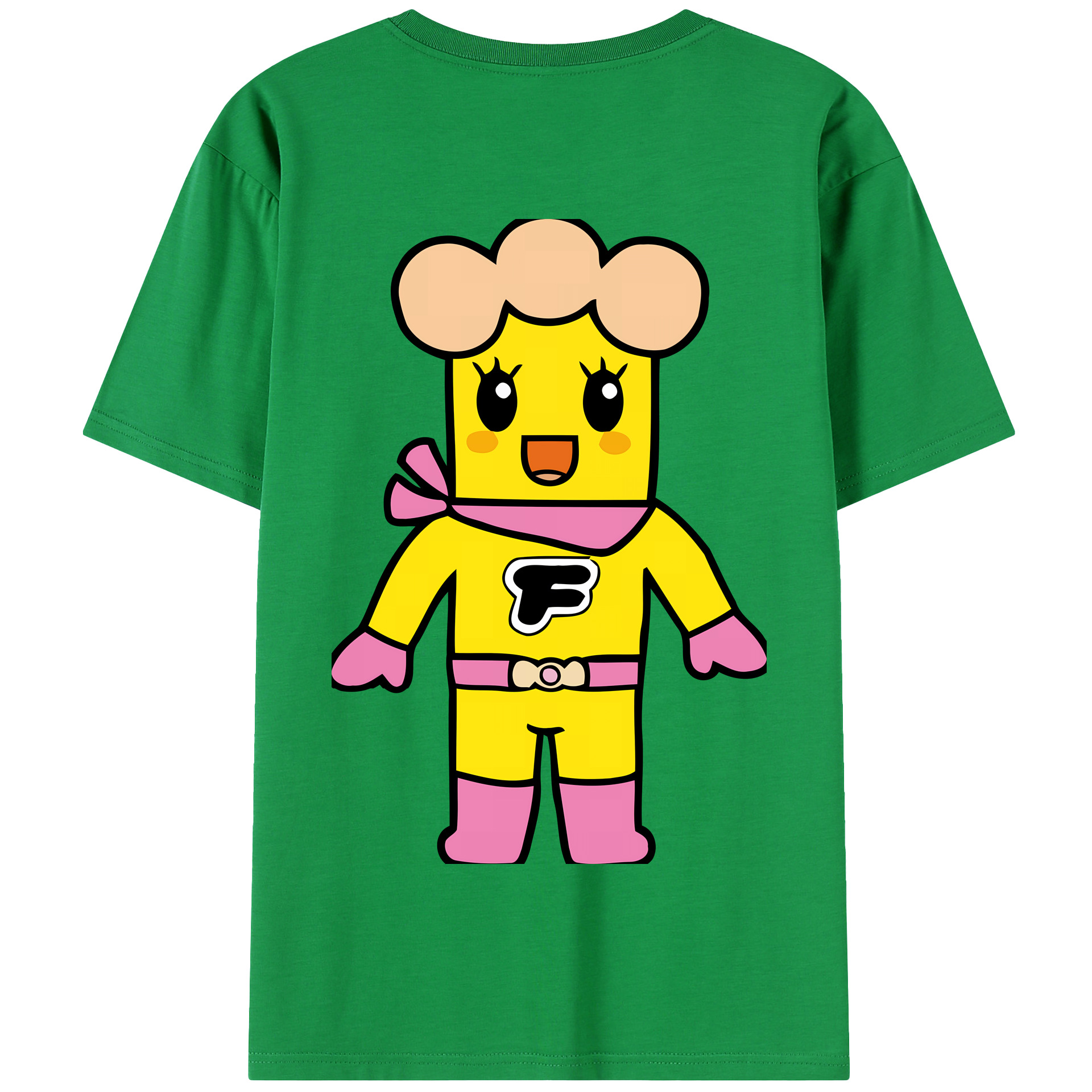 （画像用） アンパンマン Anpanman 綿100％半袖Tシャツ（背面プリント）