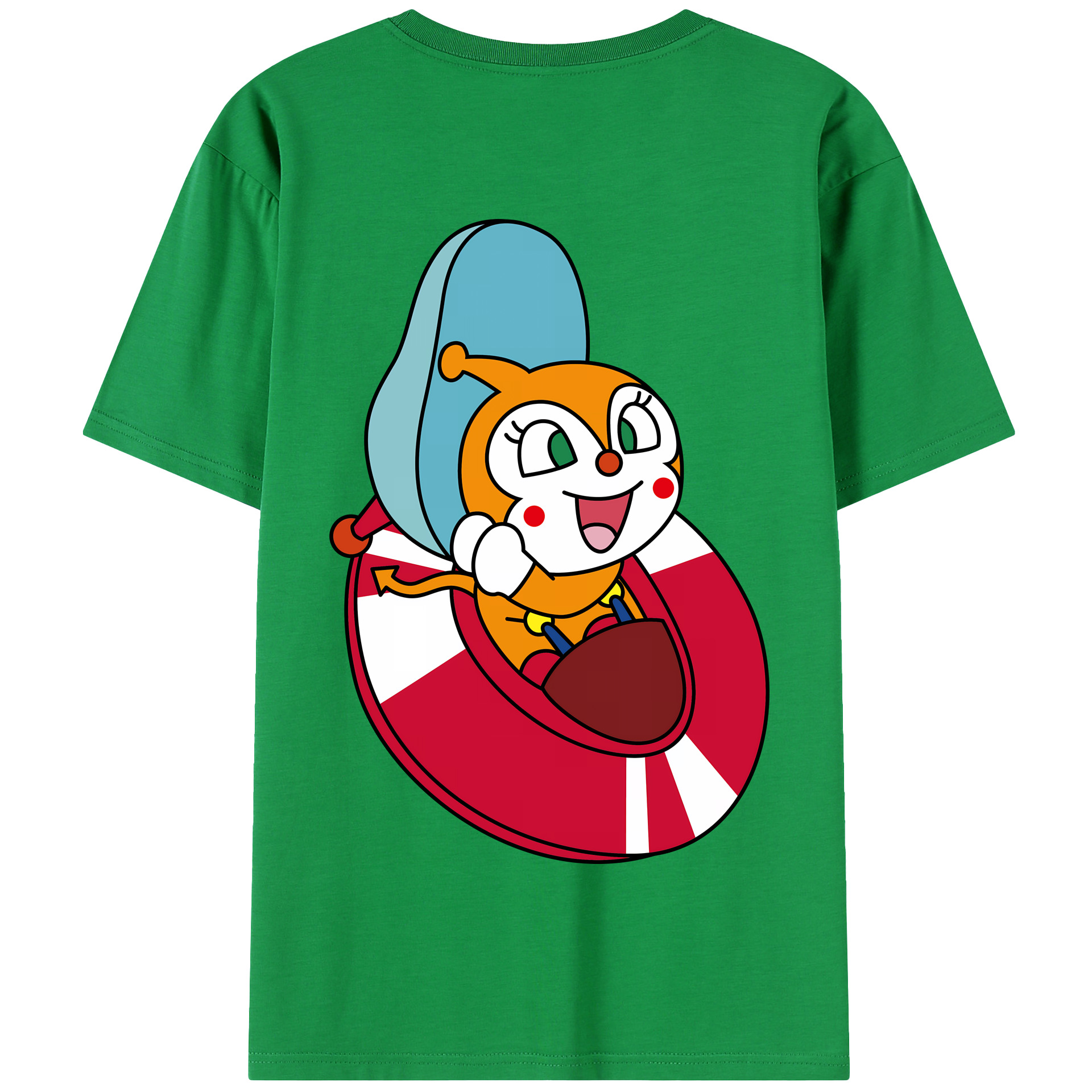 （画像用） アンパンマン Anpanman 綿100％半袖Tシャツ（背面プリント）