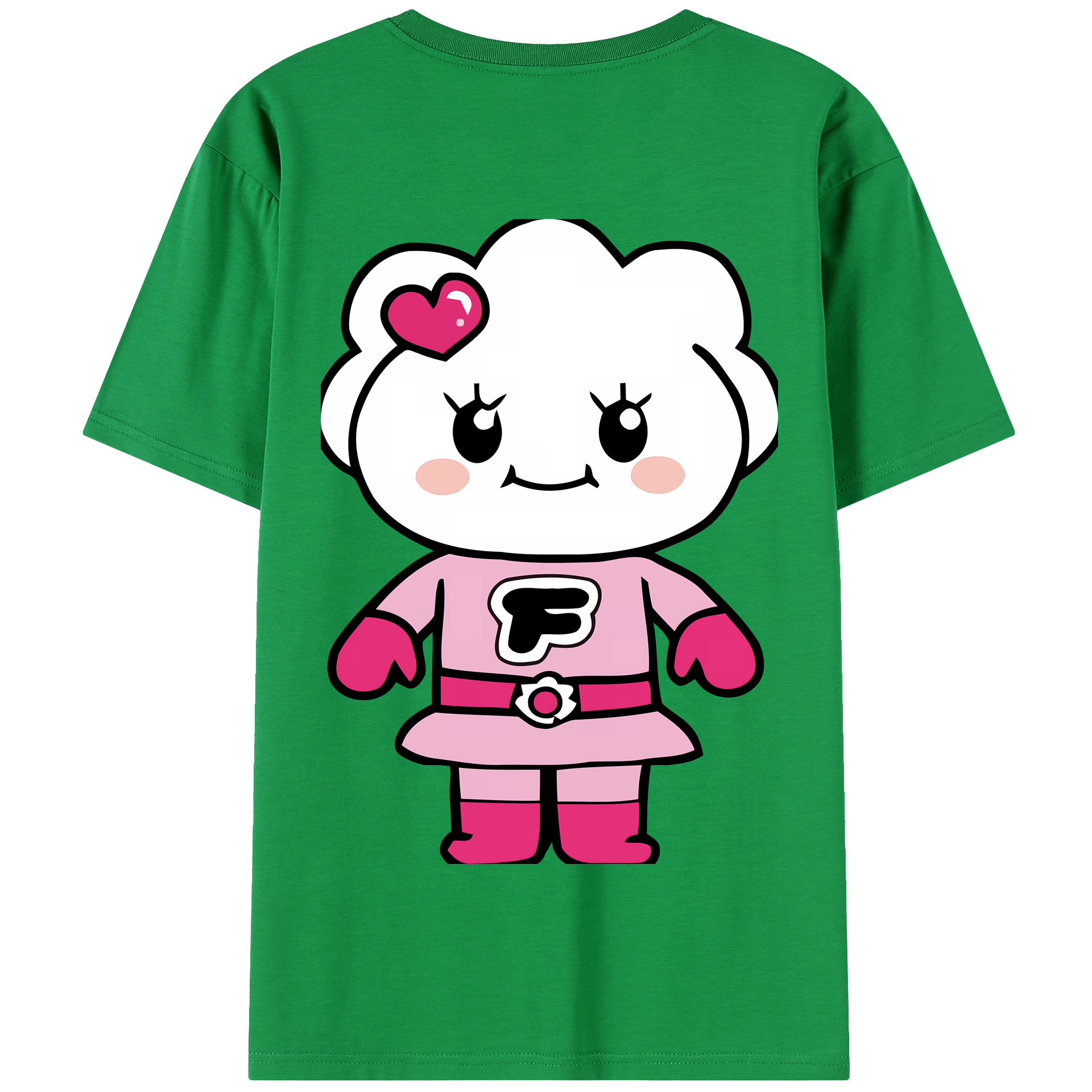 （画像用） アンパンマン Anpanman 綿100％半袖Tシャツ（背面プリント）
