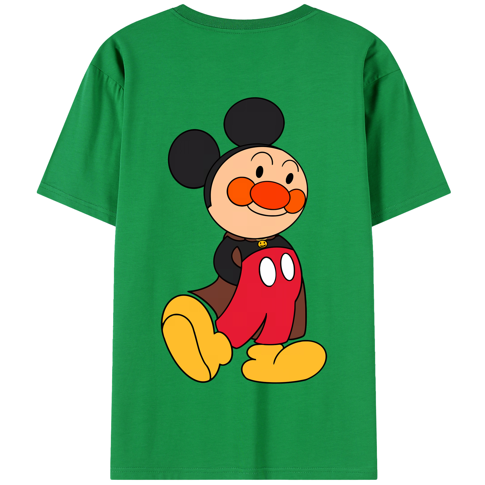 （画像用） アンパンマン Anpanman 綿100％半袖Tシャツ（背面プリント）