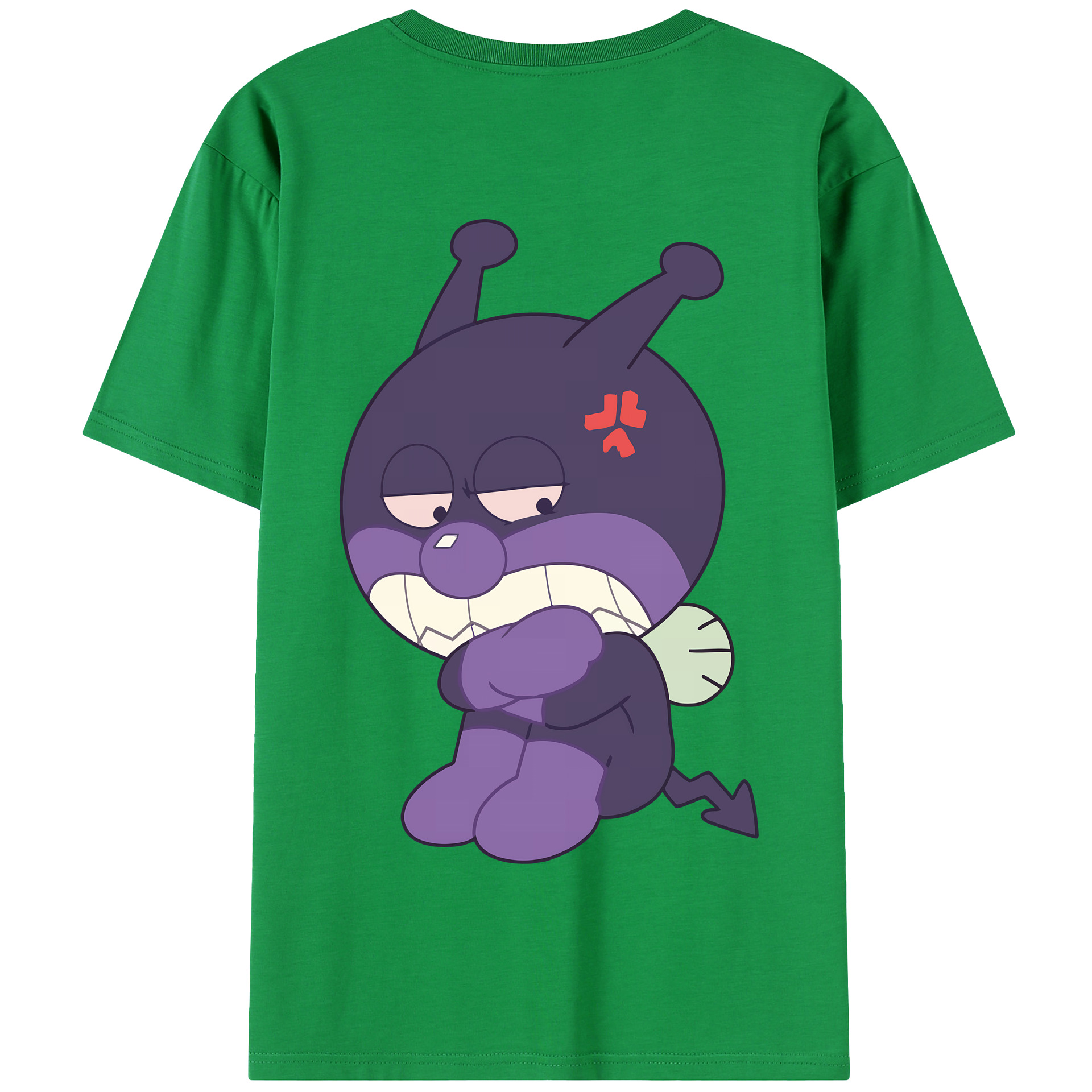 （画像用） アンパンマン Anpanman 綿100％半袖Tシャツ（背面プリント）