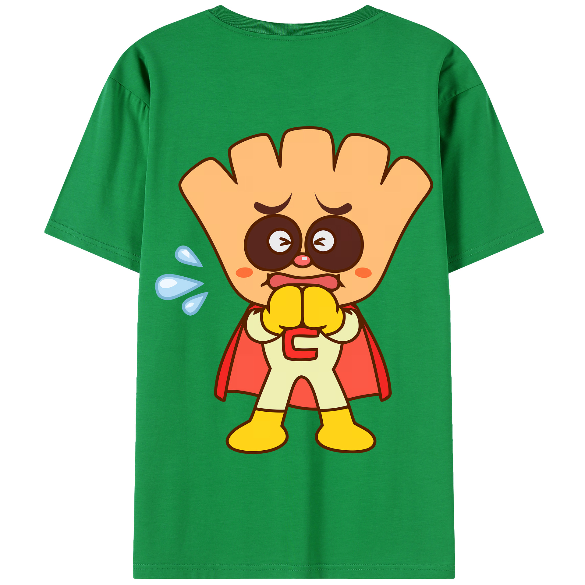 （画像用） アンパンマン Anpanman 綿100％半袖Tシャツ（背面プリント）