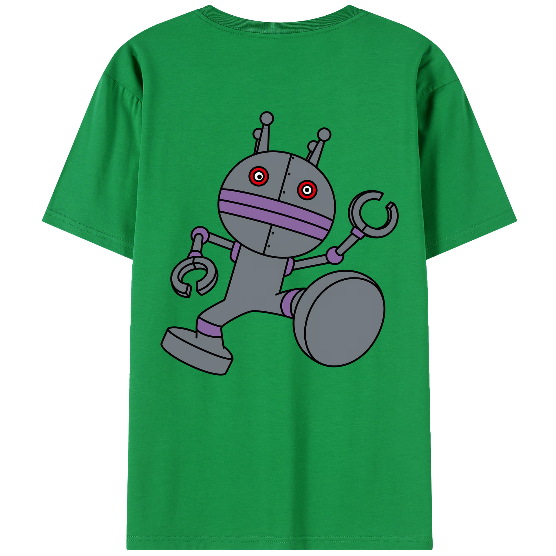 （画像用） アンパンマン Anpanman 綿100％半袖Tシャツ（背面プリント）