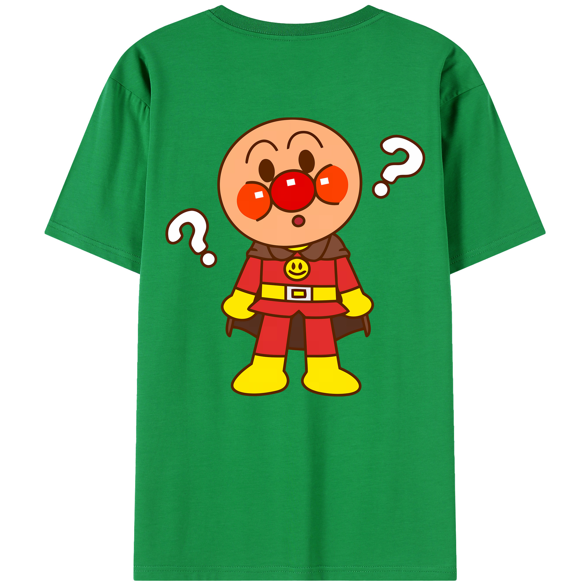 （画像用） アンパンマン Anpanman 綿100％半袖Tシャツ（背面プリント）