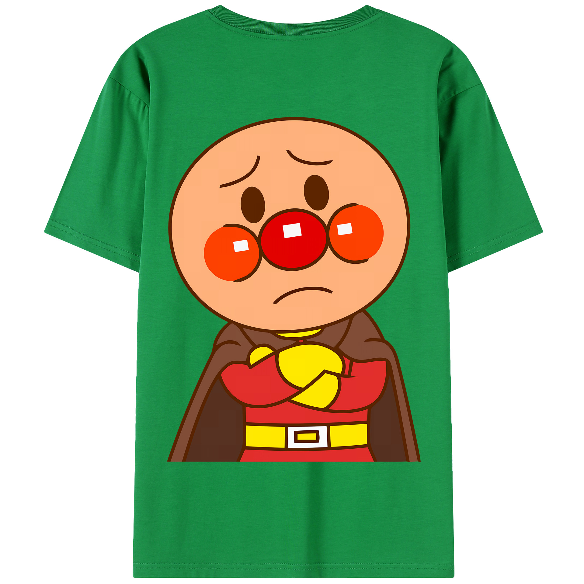 （画像用） アンパンマン Anpanman 綿100％半袖Tシャツ（背面プリント）
