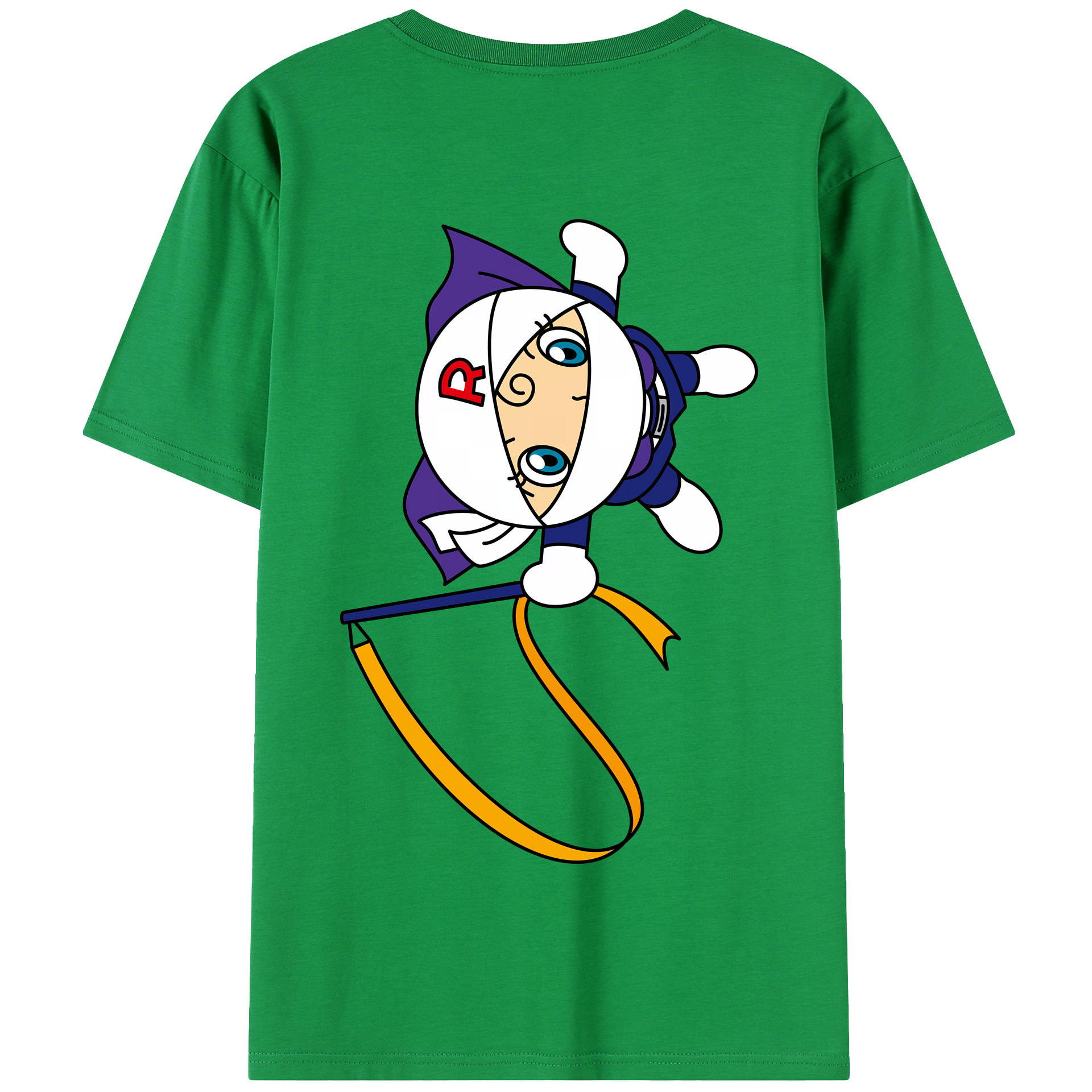 （画像用） アンパンマン Anpanman 綿100％半袖Tシャツ（背面プリント）