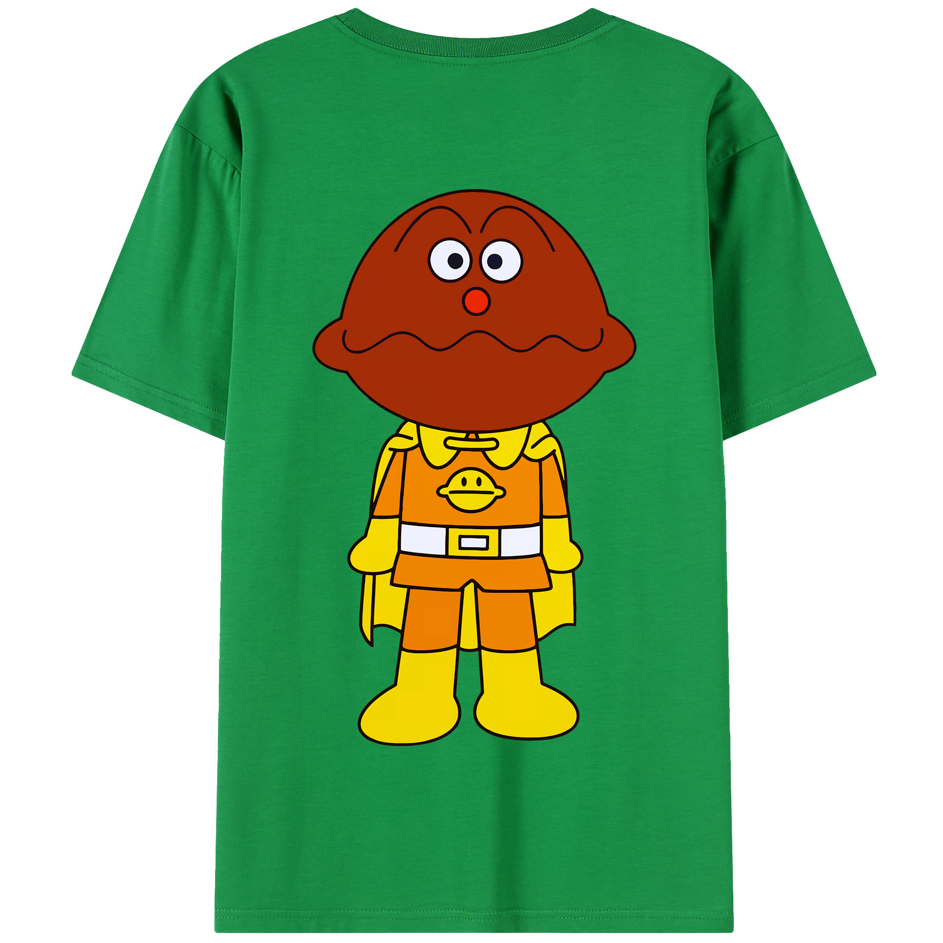 （画像用） アンパンマン Anpanman 綿100％半袖Tシャツ（背面プリント）