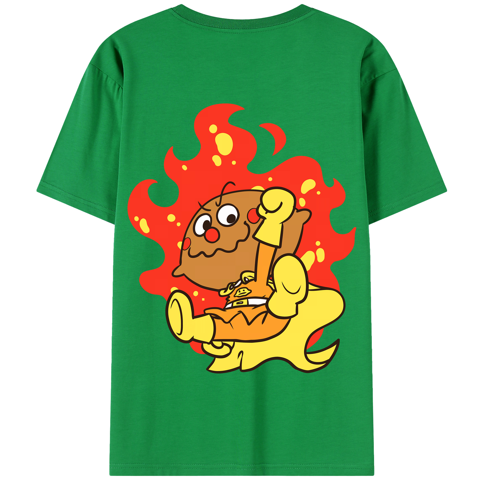 （画像用） アンパンマン Anpanman 綿100％半袖Tシャツ（背面プリント）