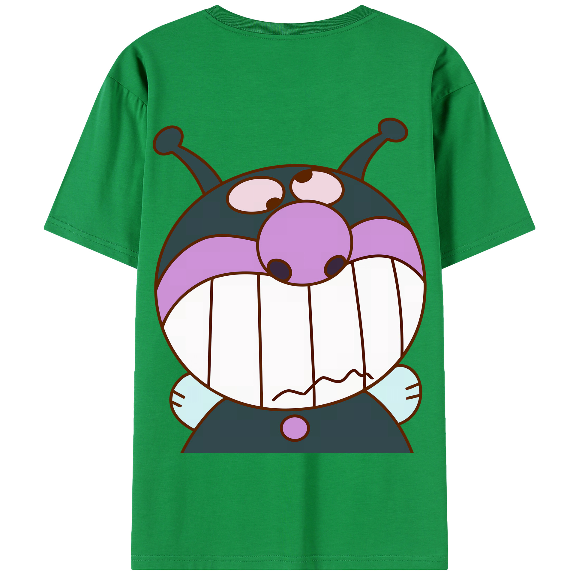 （画像用） アンパンマン Anpanman 綿100％半袖Tシャツ（背面プリント）