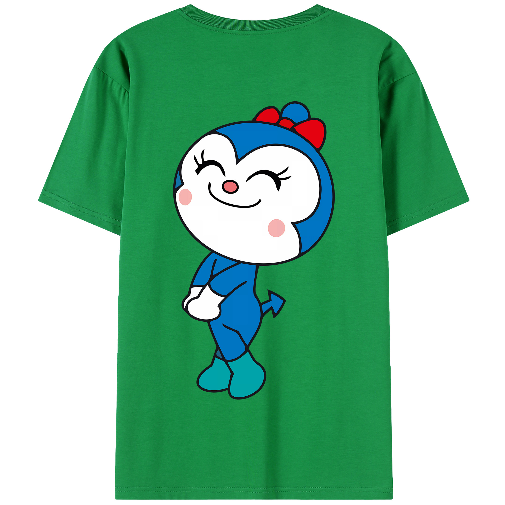 （画像用） アンパンマン Anpanman 綿100％半袖Tシャツ（背面プリント）