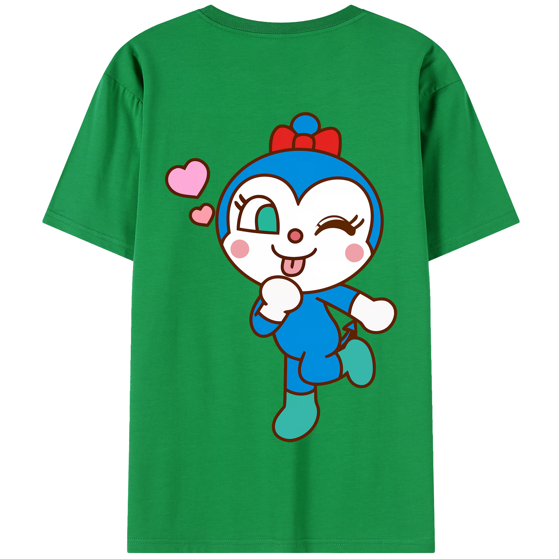 （画像用） アンパンマン Anpanman 綿100％半袖Tシャツ（背面プリント）