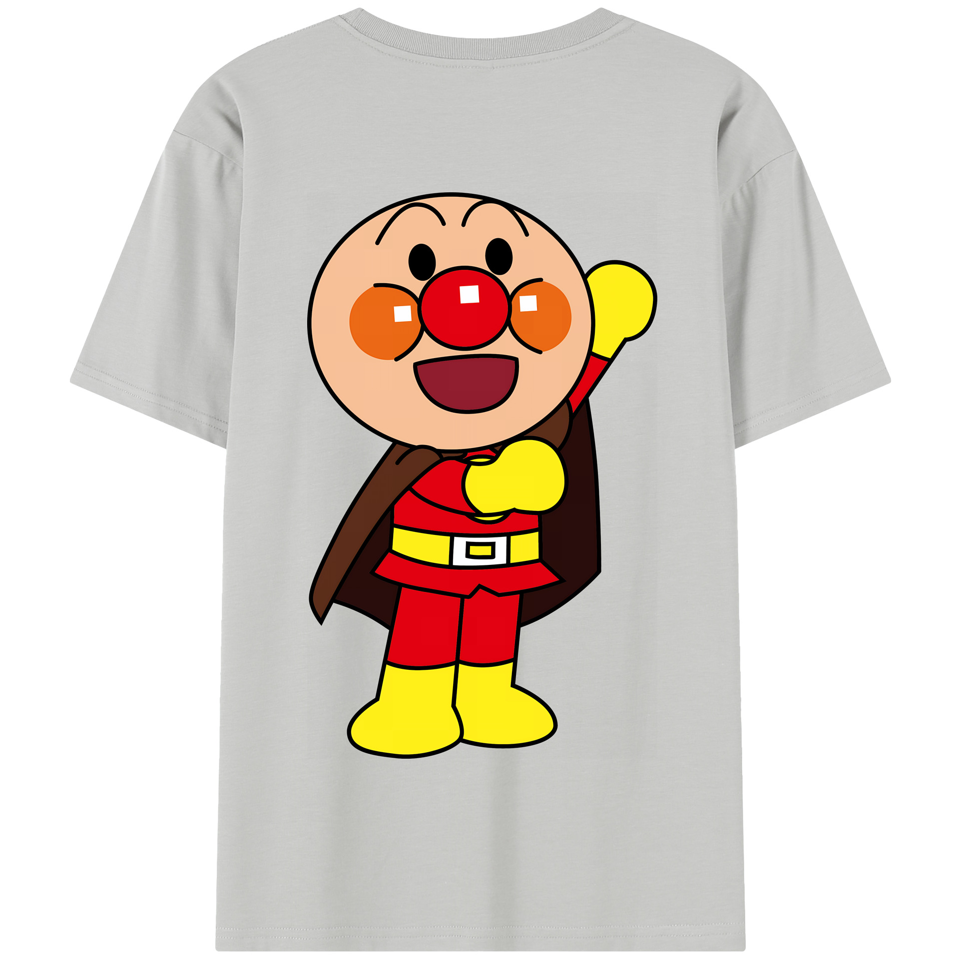 （画像用） アンパンマン Anpanman 綿100％半袖Tシャツ（背面プリント）